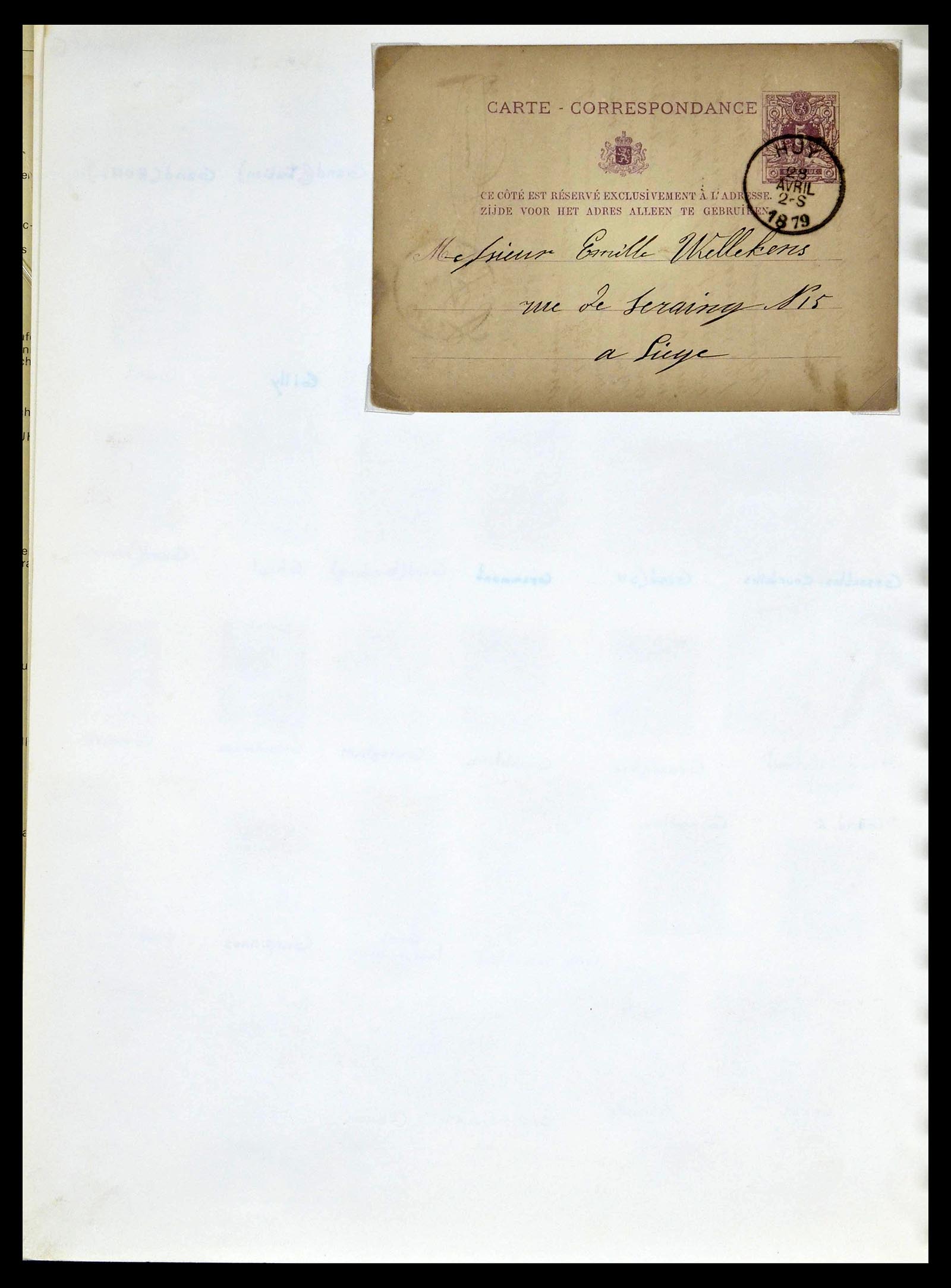 38729 0018 - Postzegelverzameling 38729 België stempels 1849-1950.