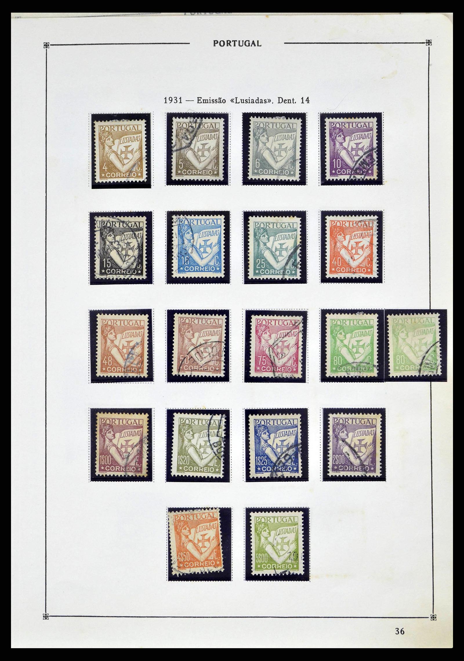 38730 0038 - Stamp collection 38730 Portugal 1852-1999.