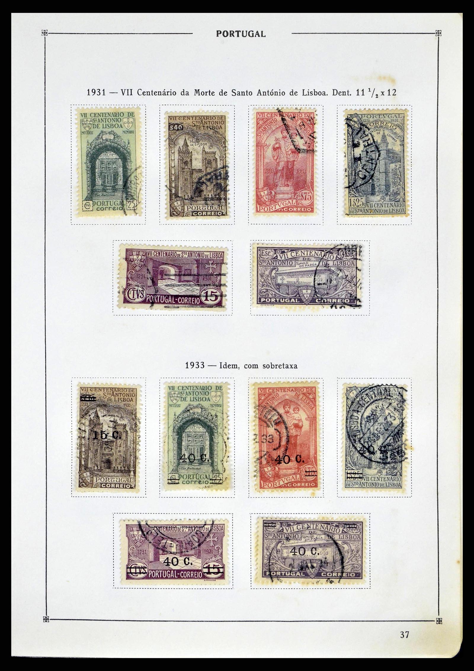 38730 0039 - Stamp collection 38730 Portugal 1852-1999.