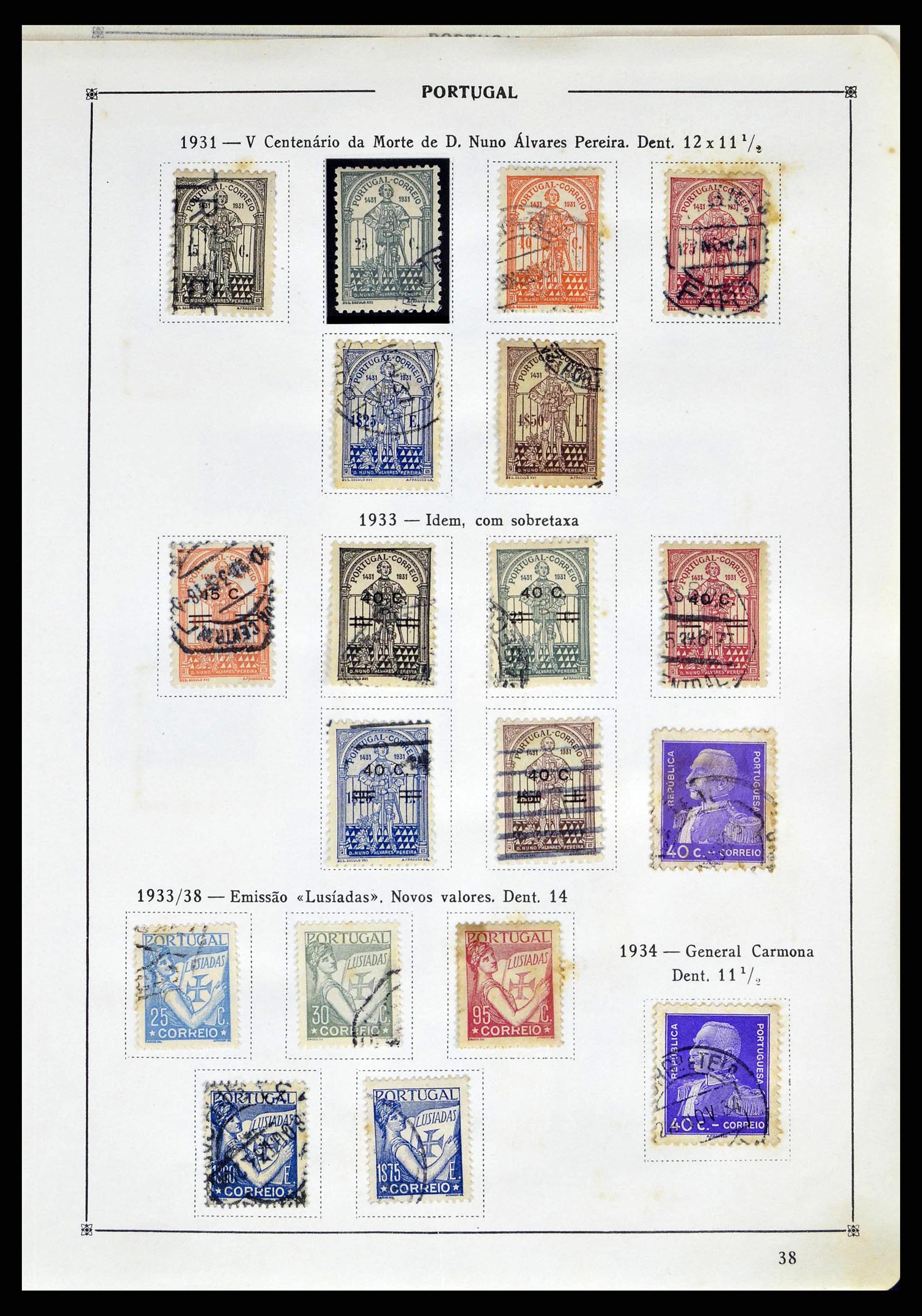 38730 0040 - Stamp collection 38730 Portugal 1852-1999.