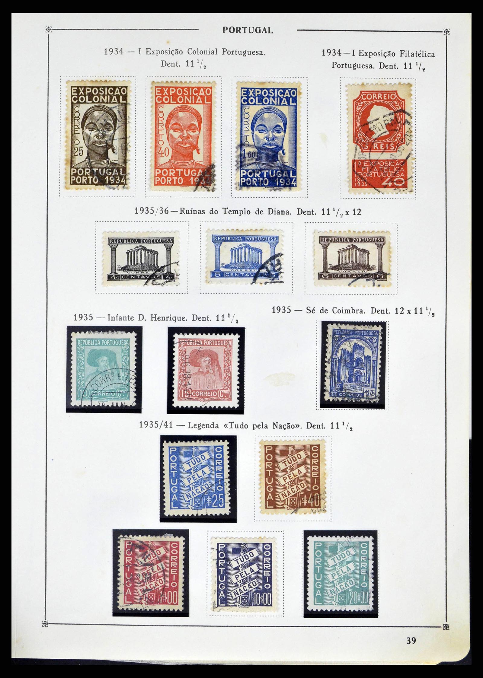 38730 0041 - Stamp collection 38730 Portugal 1852-1999.