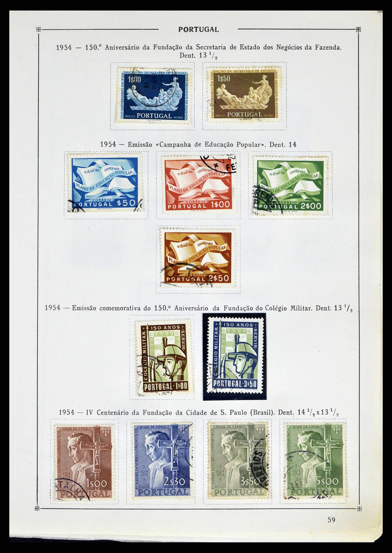 38730 0061 - Stamp collection 38730 Portugal 1852-1999.