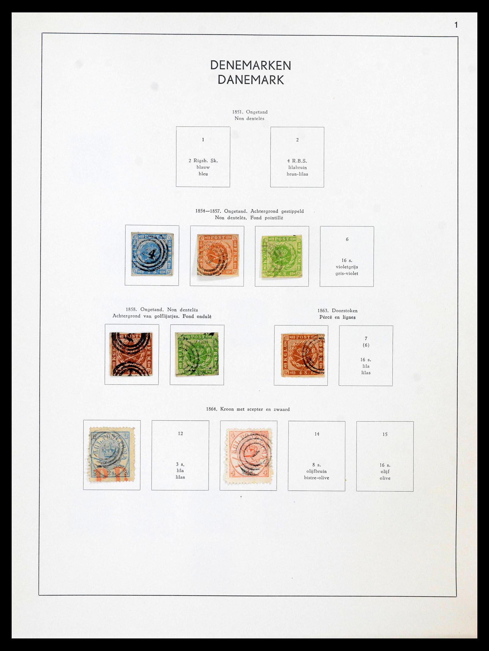 38731 0001 - Stamp collection 38731 Scandinavia 1854-1992.