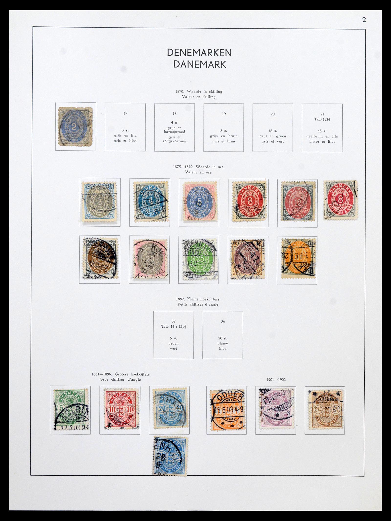38731 0002 - Postzegelverzameling 38731 Scandinavië 1854-1992.