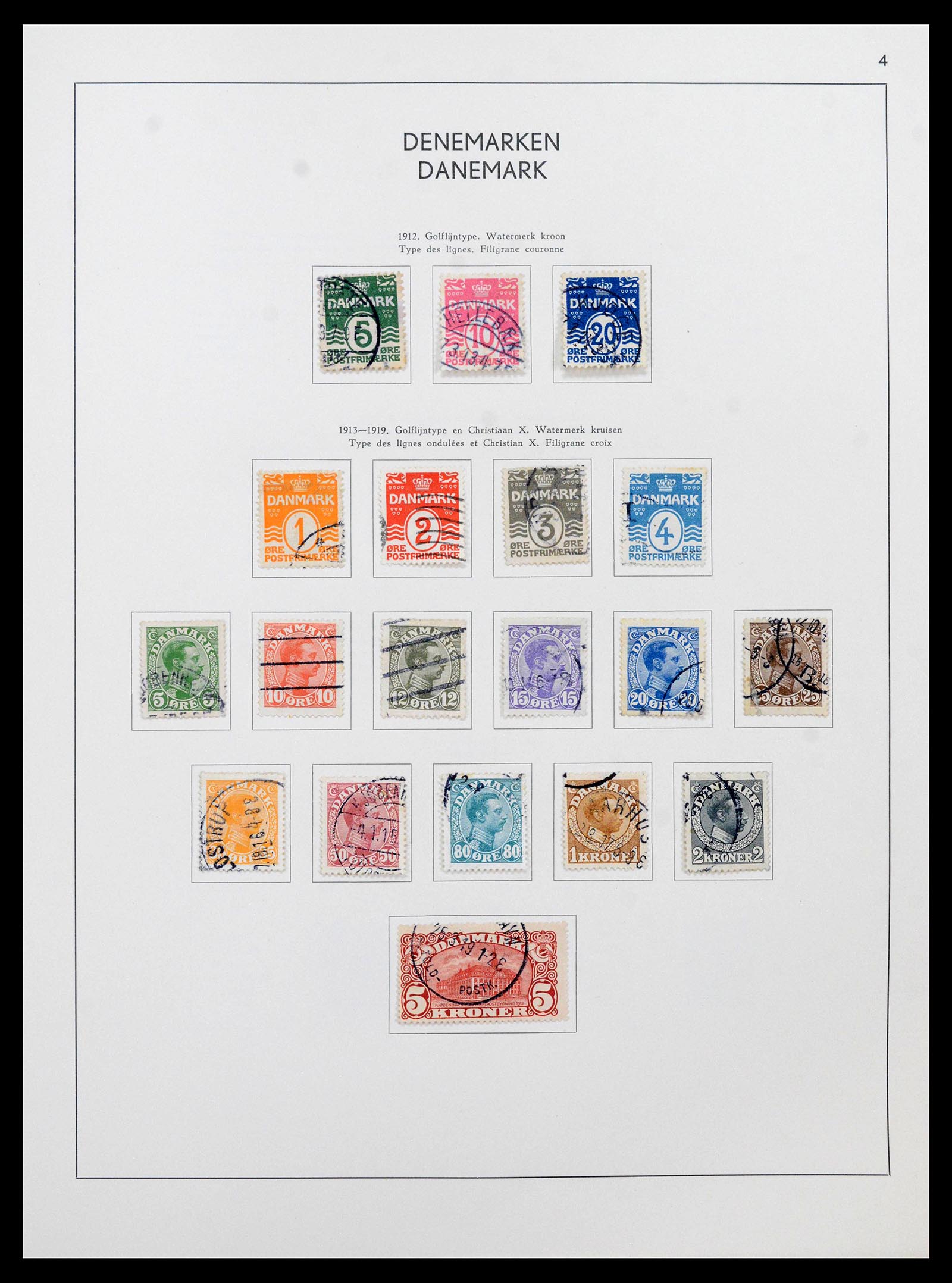 38731 0004 - Postzegelverzameling 38731 Scandinavië 1854-1992.