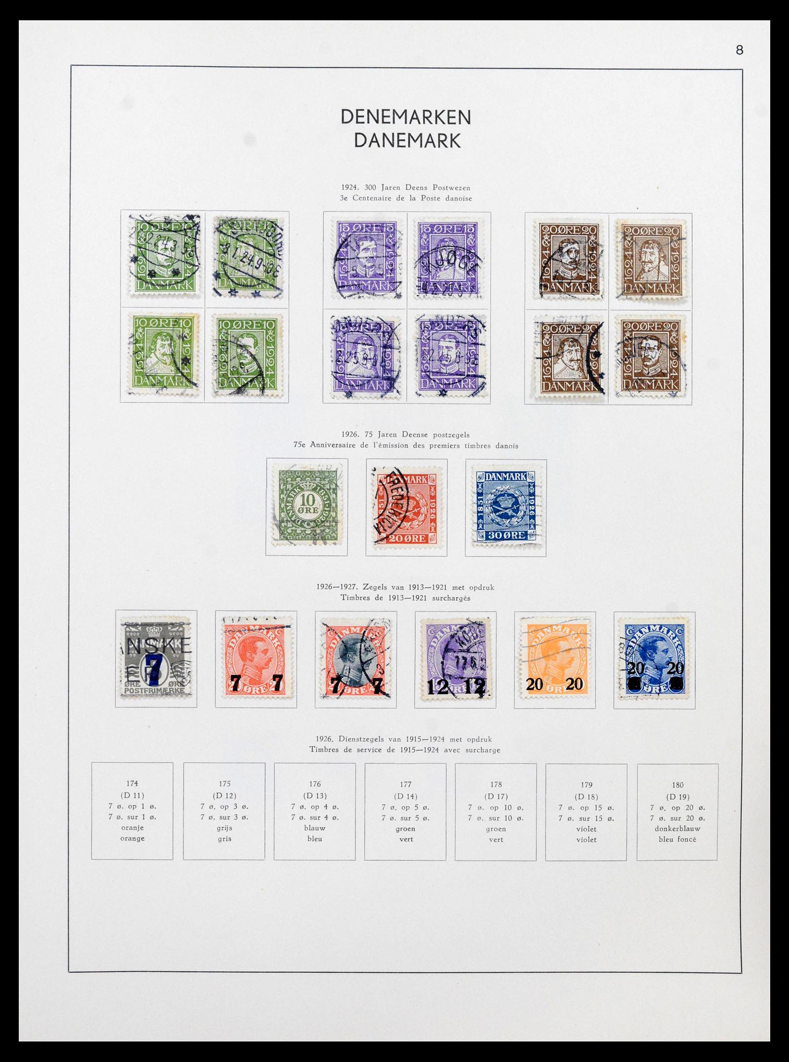 38731 0008 - Postzegelverzameling 38731 Scandinavië 1854-1992.