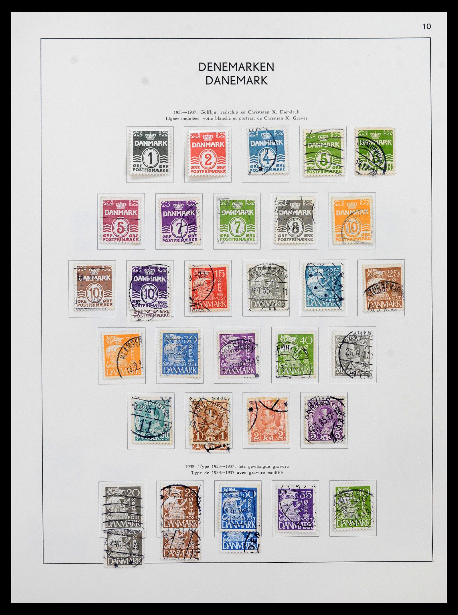 38731 0010 - Postzegelverzameling 38731 Scandinavië 1854-1992.
