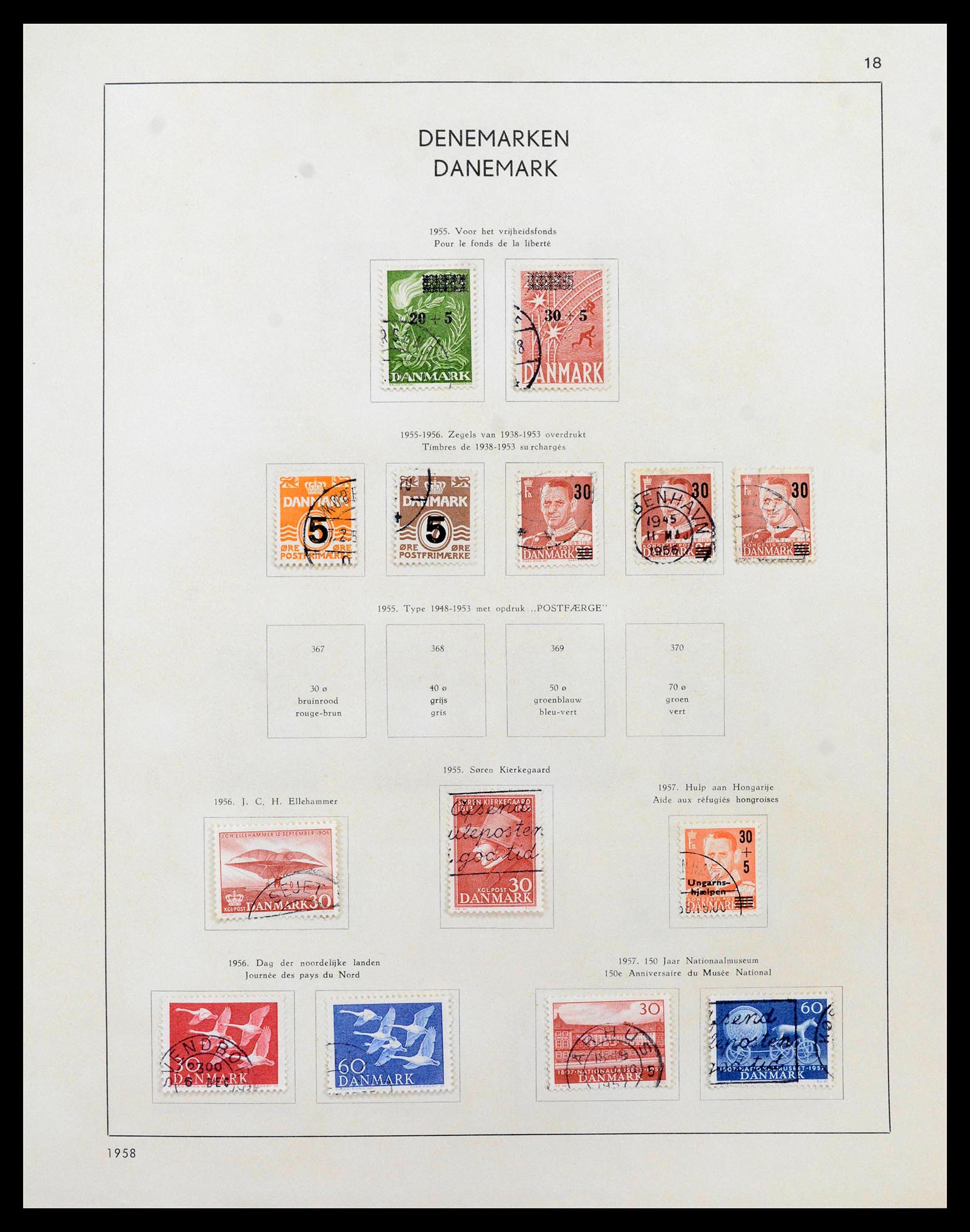 38731 0018 - Postzegelverzameling 38731 Scandinavië 1854-1992.