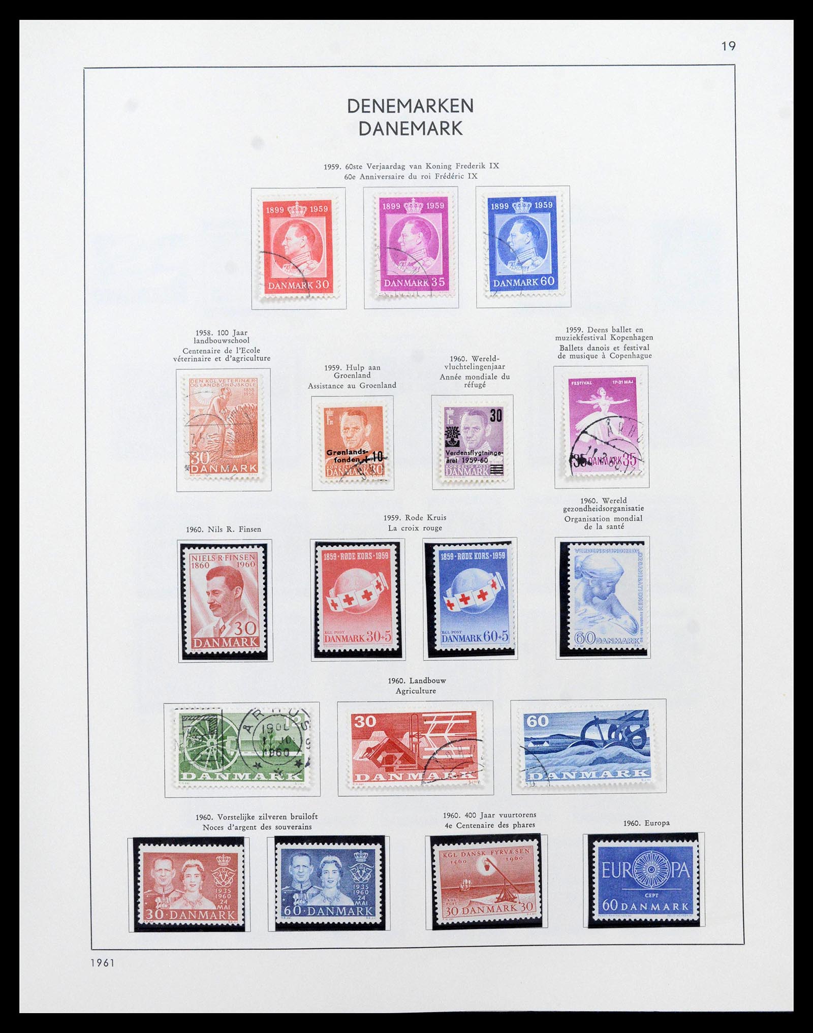 38731 0019 - Postzegelverzameling 38731 Scandinavië 1854-1992.