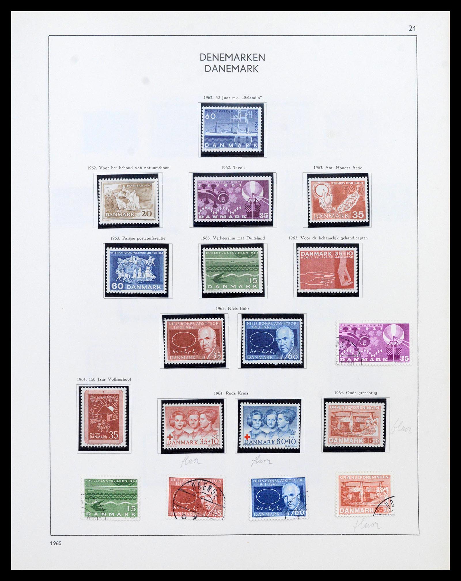 38731 0023 - Postzegelverzameling 38731 Scandinavië 1854-1992.