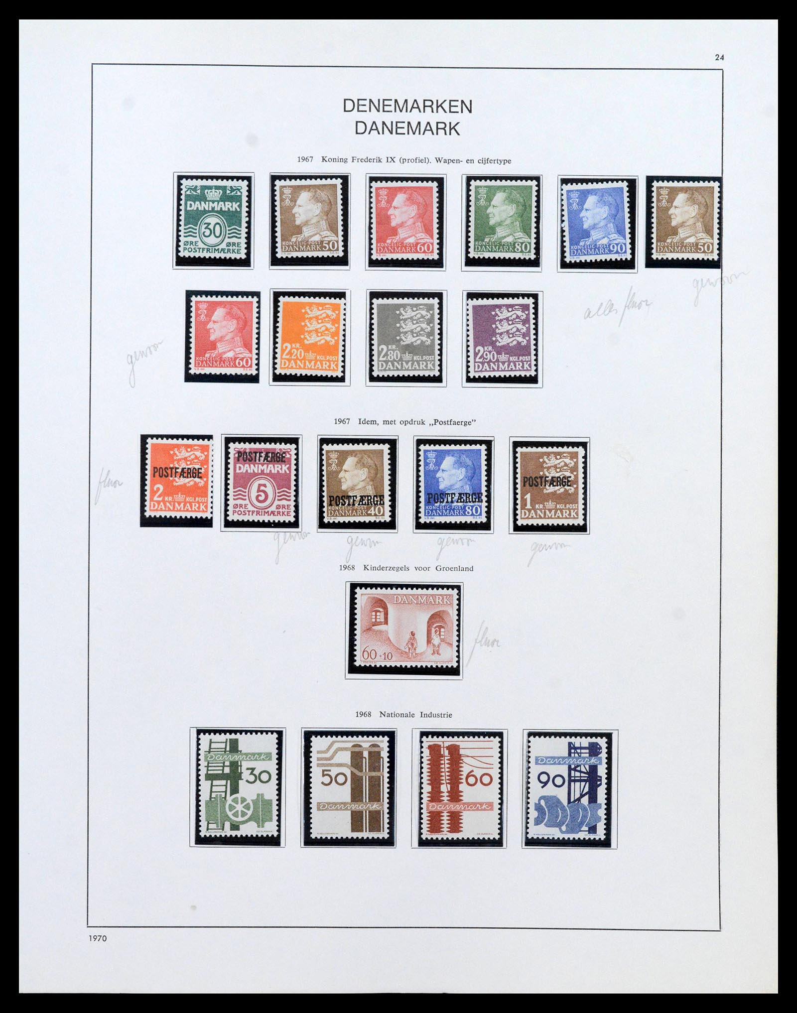 38731 0026 - Postzegelverzameling 38731 Scandinavië 1854-1992.