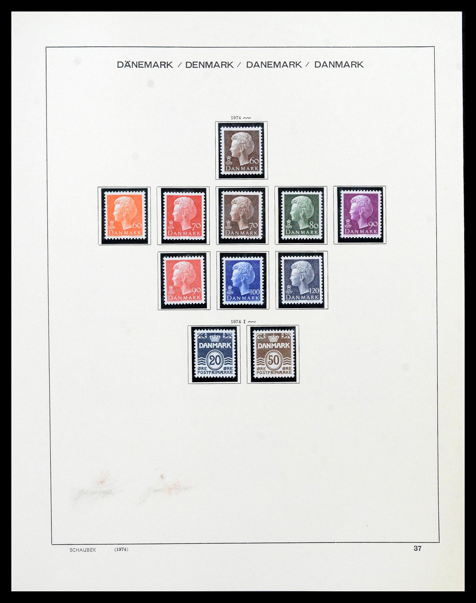38731 0034 - Postzegelverzameling 38731 Scandinavië 1854-1992.