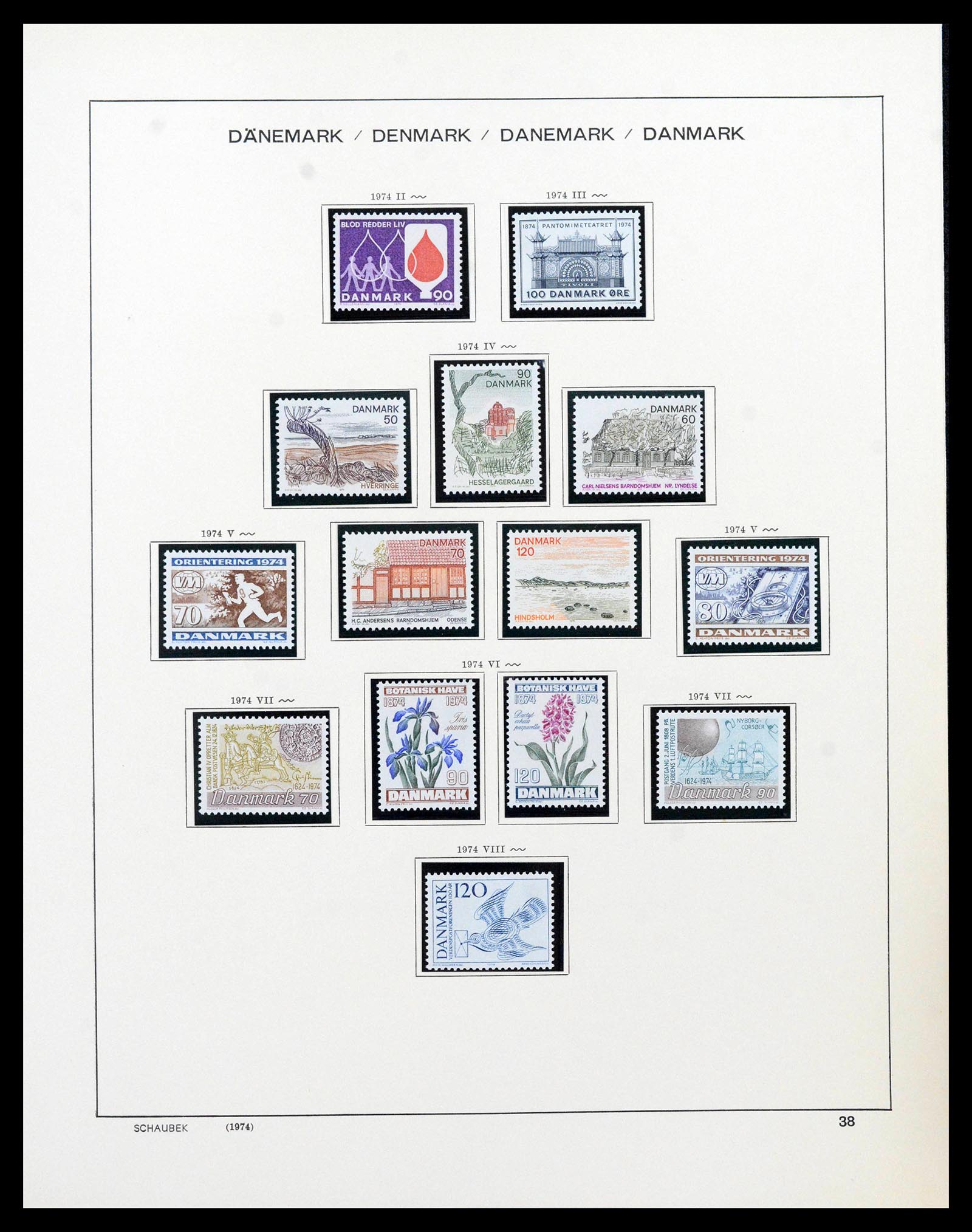 38731 0035 - Postzegelverzameling 38731 Scandinavië 1854-1992.