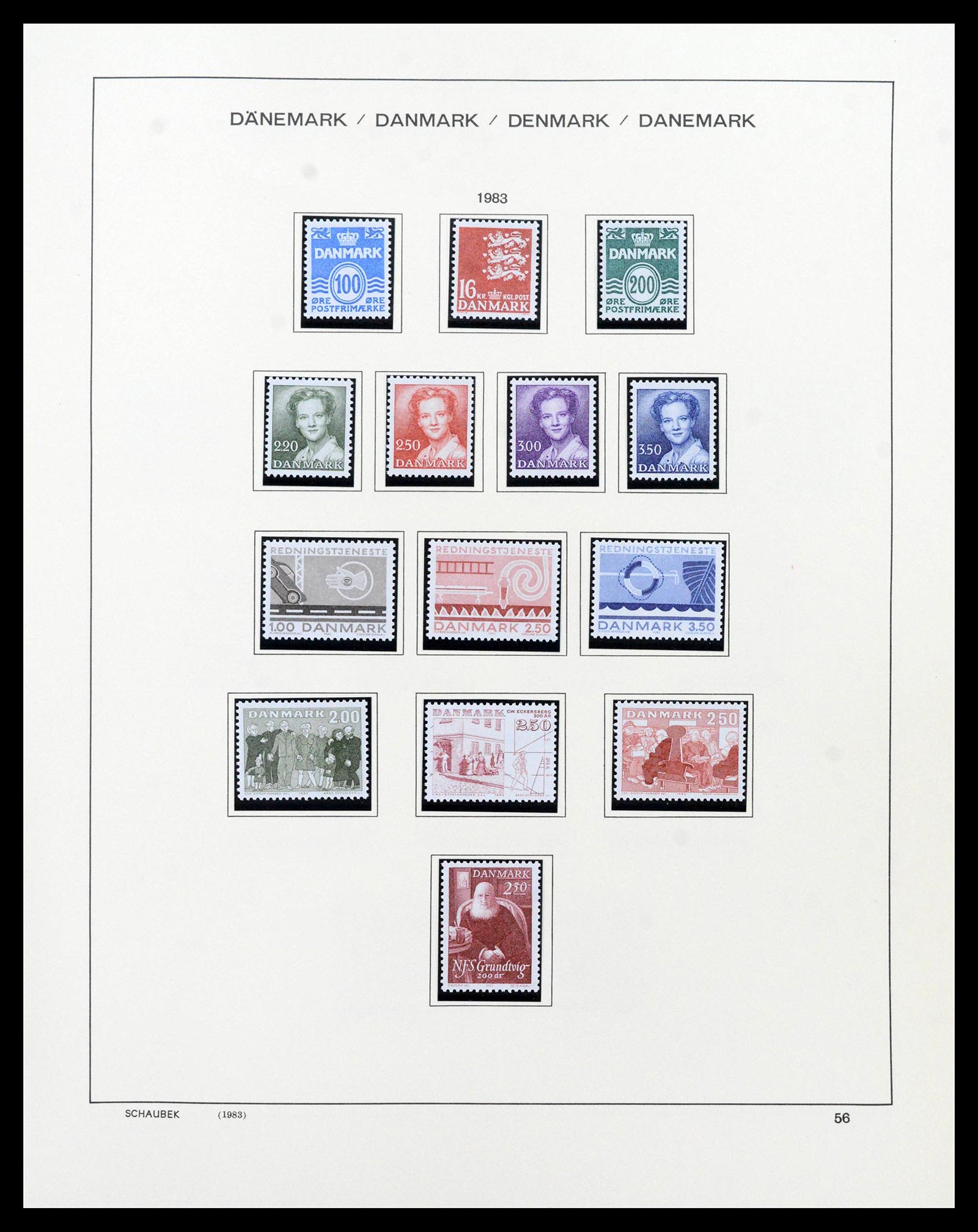 38731 0058 - Postzegelverzameling 38731 Scandinavië 1854-1992.