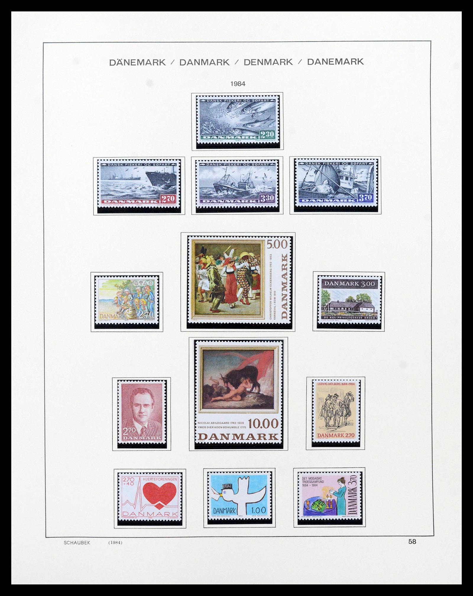 38731 0060 - Postzegelverzameling 38731 Scandinavië 1854-1992.