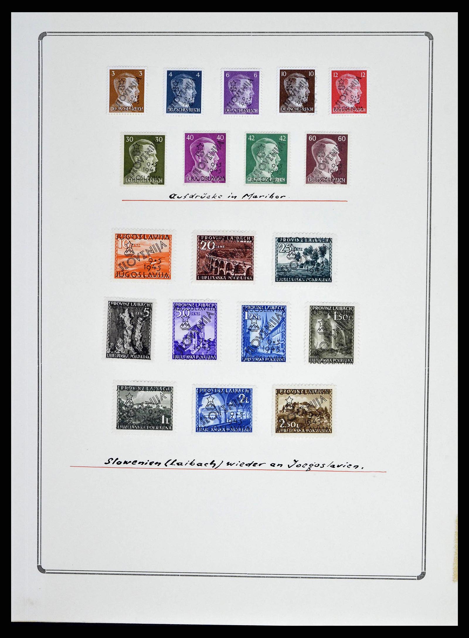 38734 0027 - Postzegelverzameling 38734 Kroatië 1941-1944.