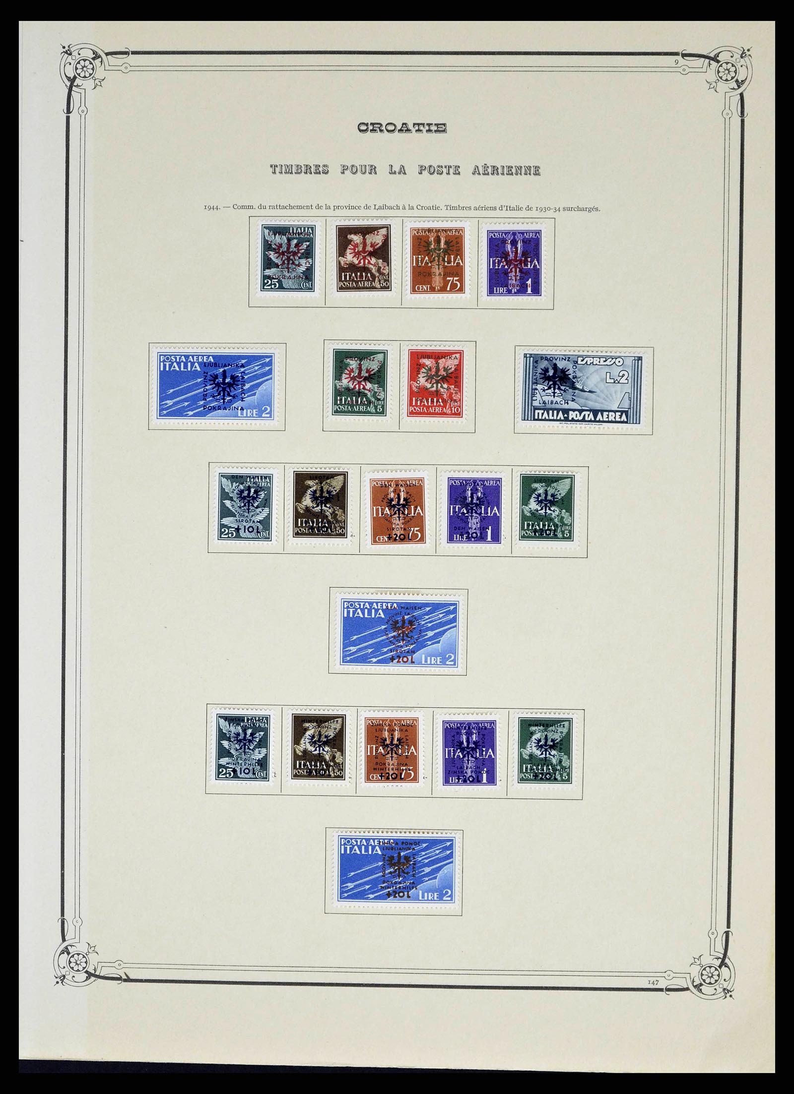 38734 0028 - Postzegelverzameling 38734 Kroatië 1941-1944.