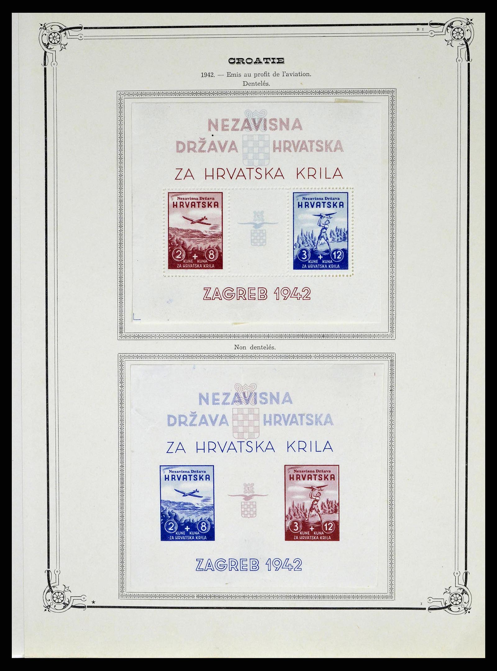 38734 0030 - Stamp collection 38734 Croatia 1941-1944.