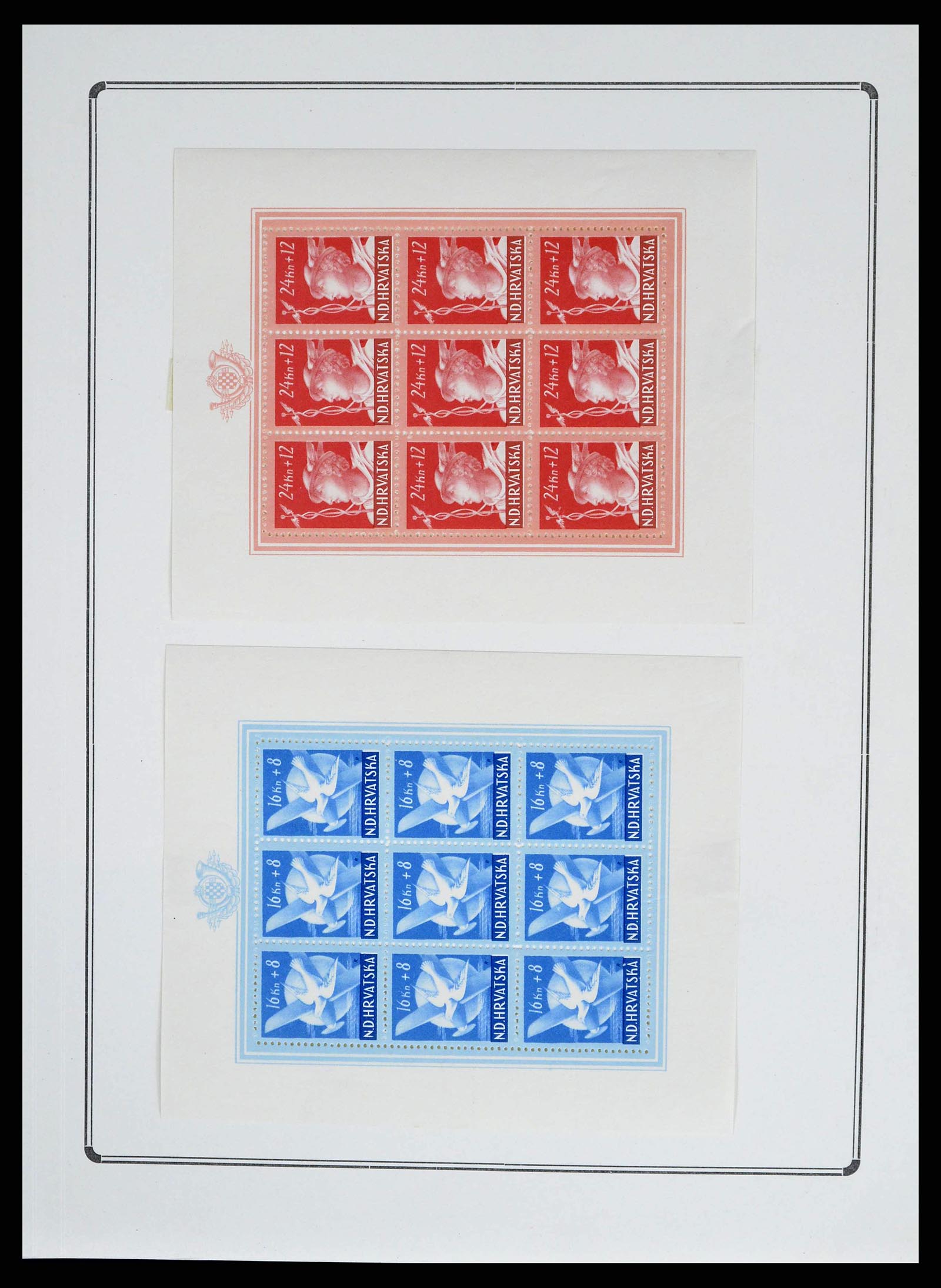 38734 0032 - Postzegelverzameling 38734 Kroatië 1941-1944.