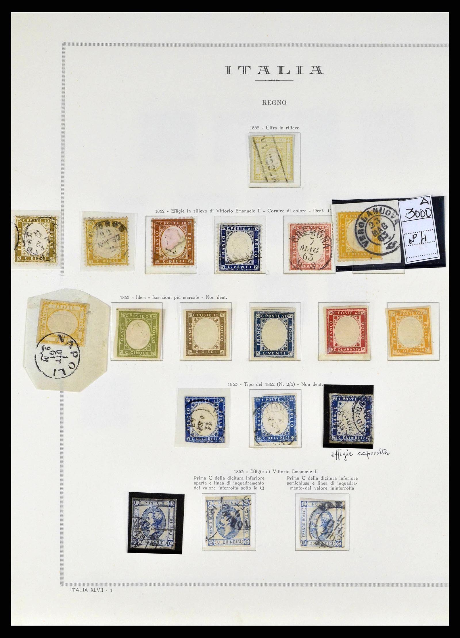 38735 0005 - Postzegelverzameling 38735 Italië 1861-1945.