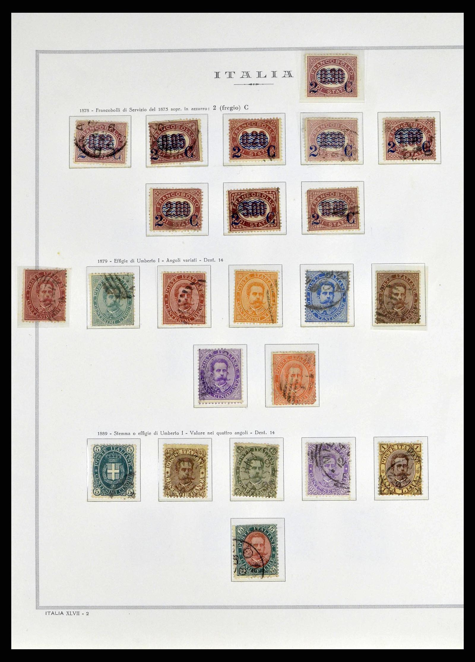 38735 0008 - Postzegelverzameling 38735 Italië 1861-1945.