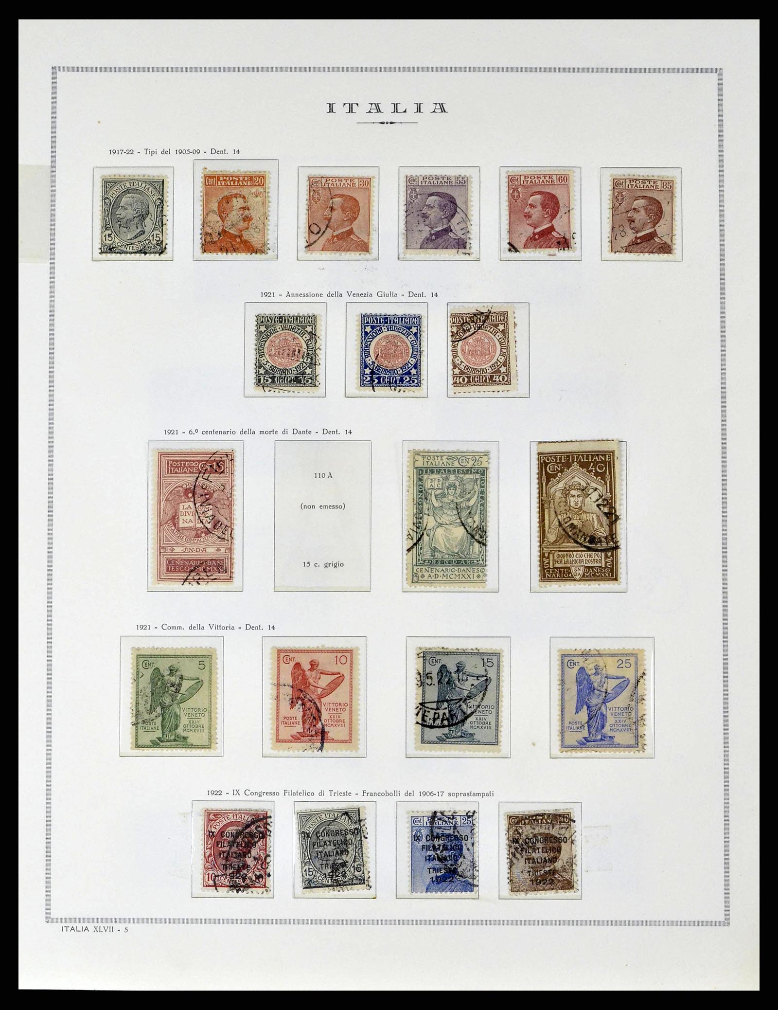 38735 0012 - Postzegelverzameling 38735 Italië 1861-1945.