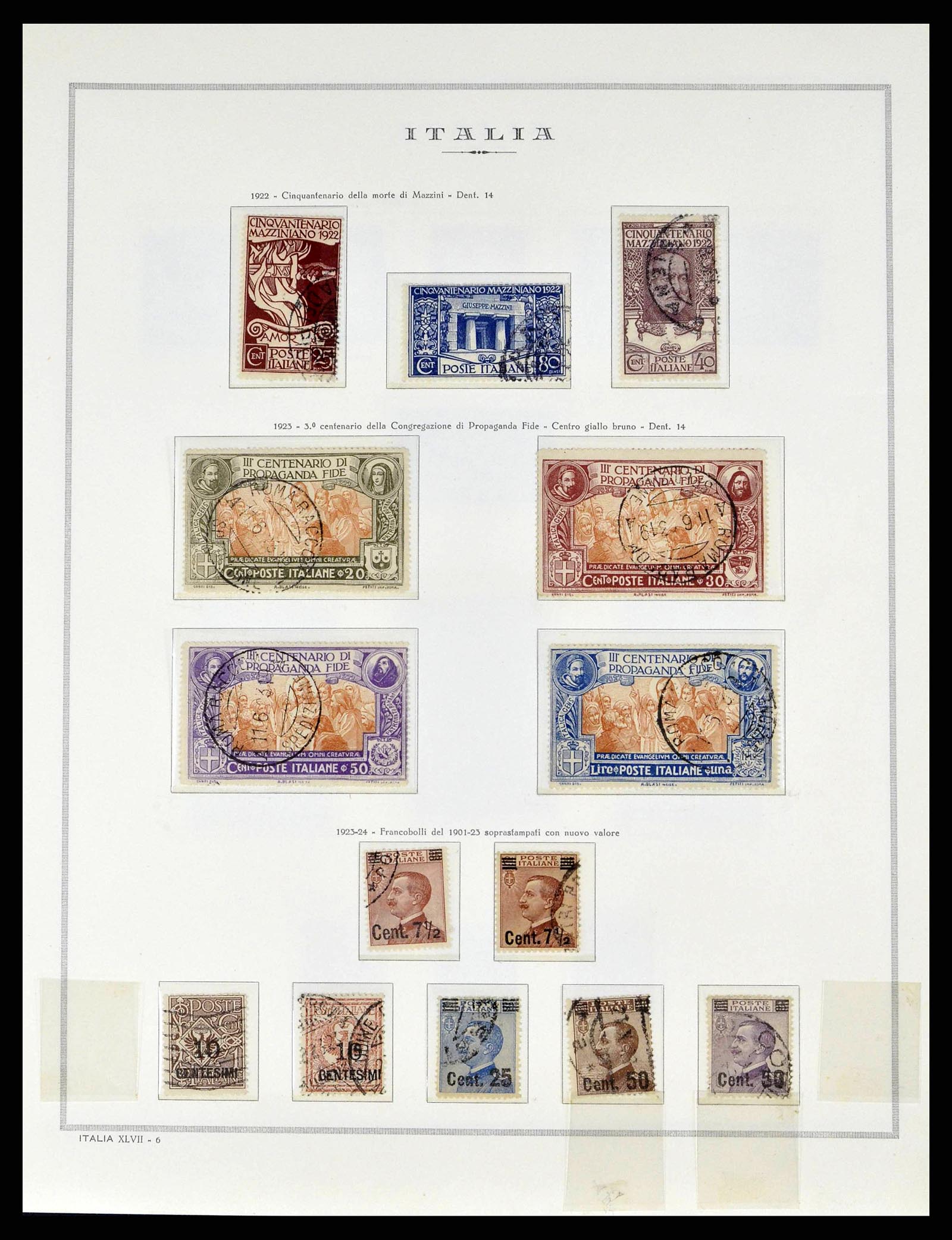 38735 0013 - Postzegelverzameling 38735 Italië 1861-1945.