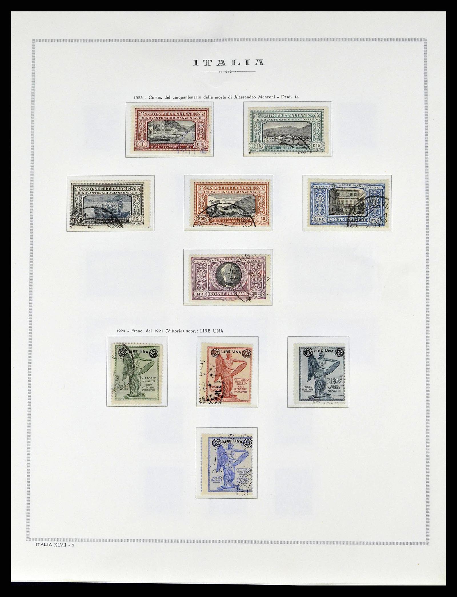 38735 0015 - Postzegelverzameling 38735 Italië 1861-1945.