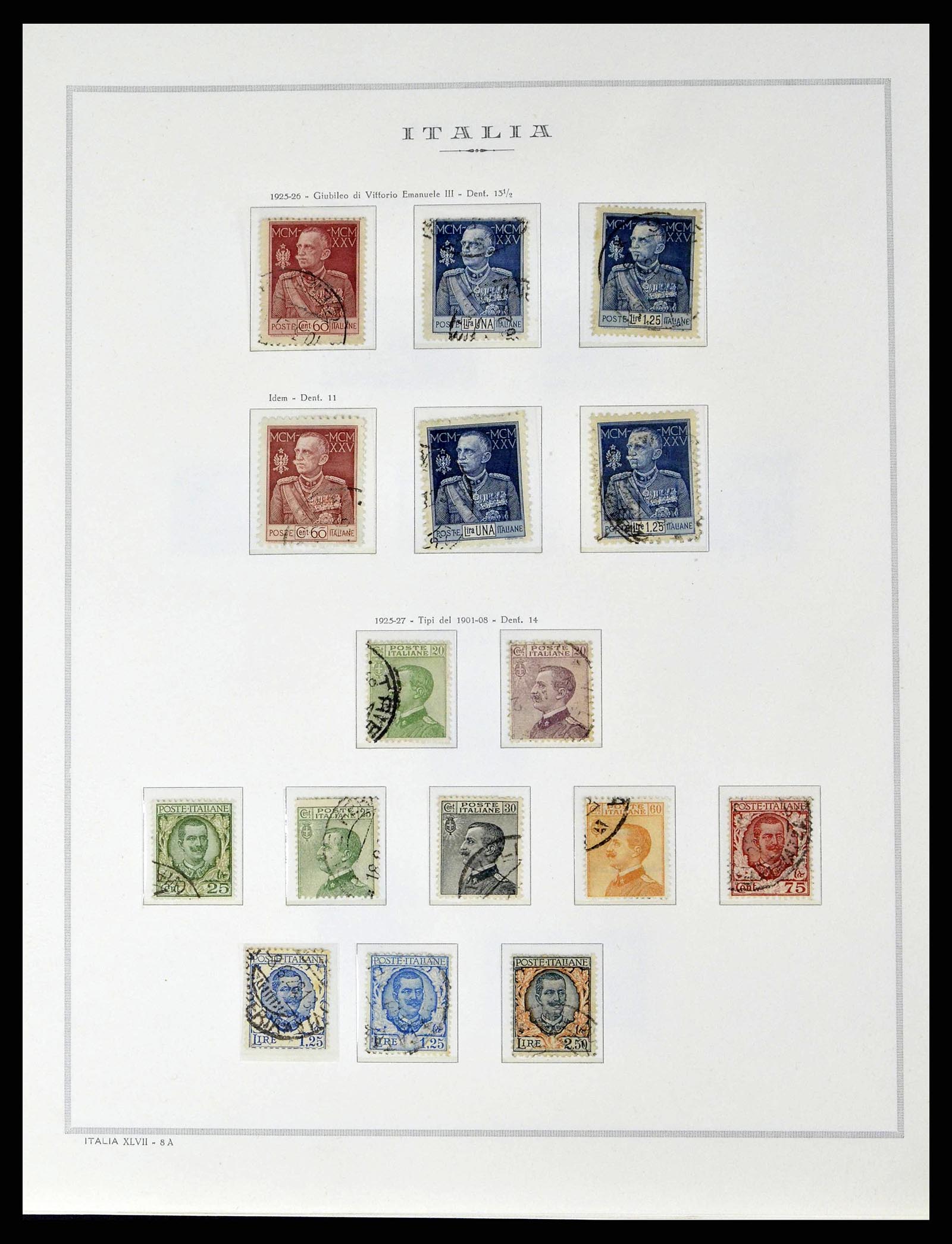 38735 0017 - Postzegelverzameling 38735 Italië 1861-1945.
