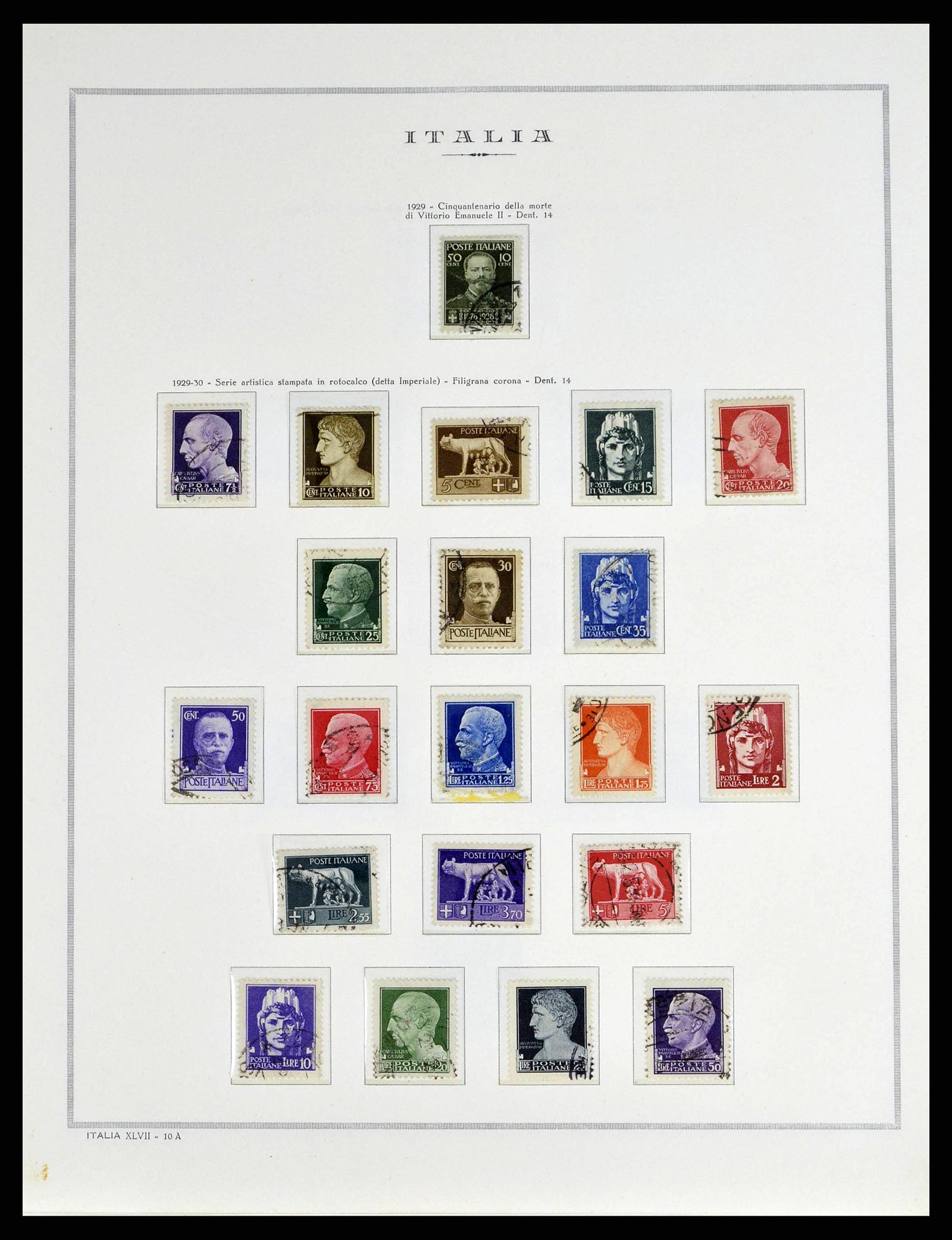 38735 0021 - Stamp collection 38735 Italy 1861-1945.