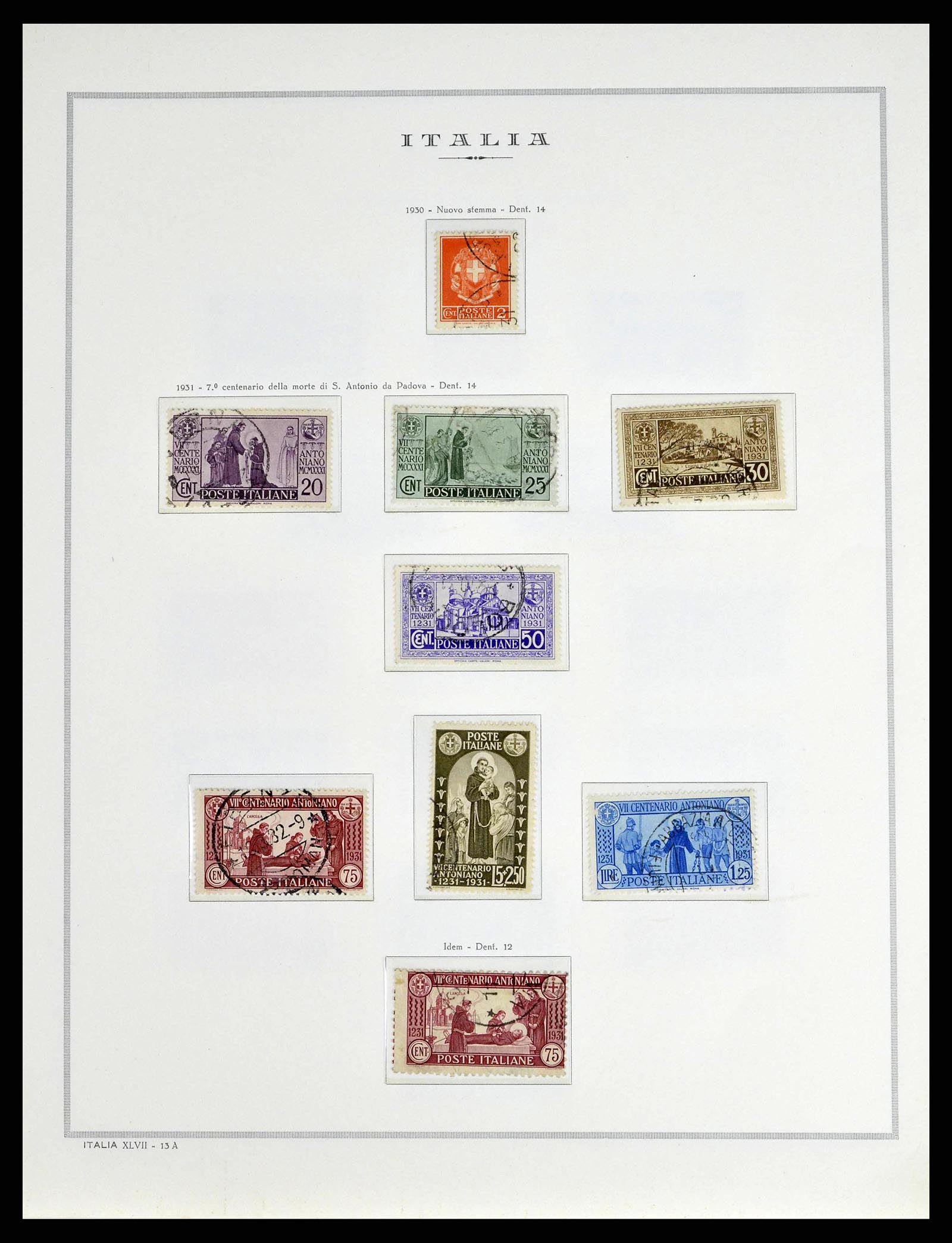 38735 0025 - Stamp collection 38735 Italy 1861-1945.