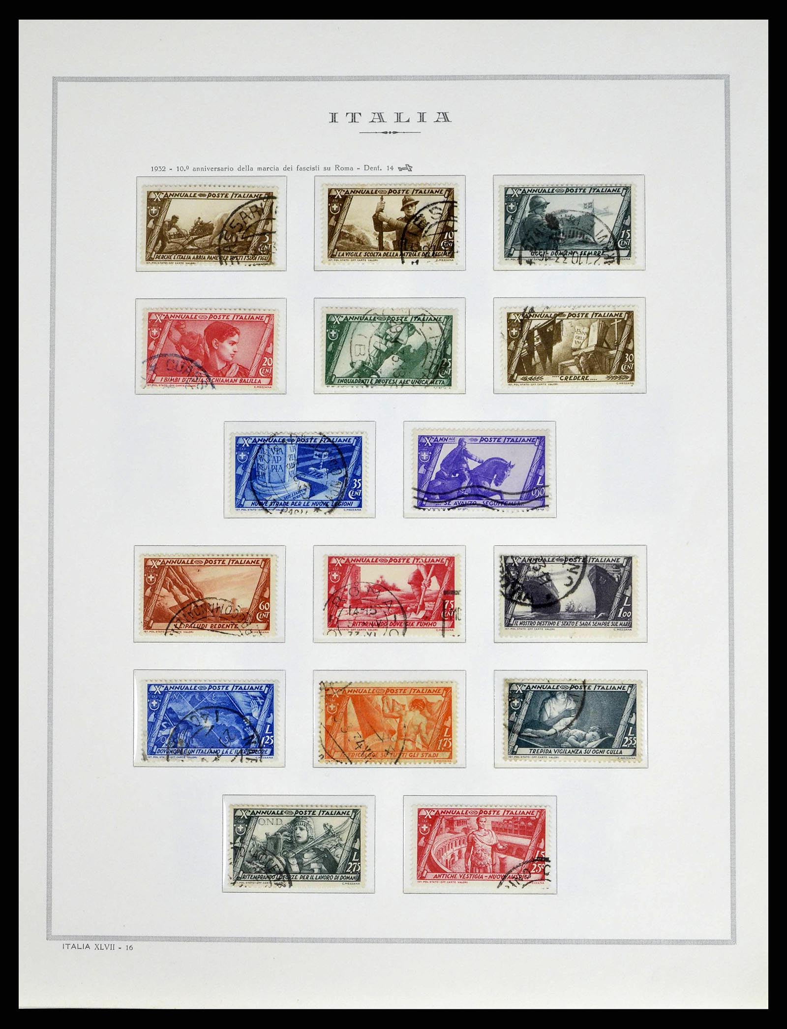 38735 0028 - Stamp collection 38735 Italy 1861-1945.