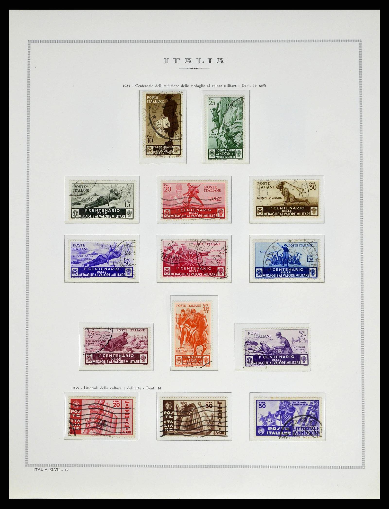 38735 0031 - Stamp collection 38735 Italy 1861-1945.
