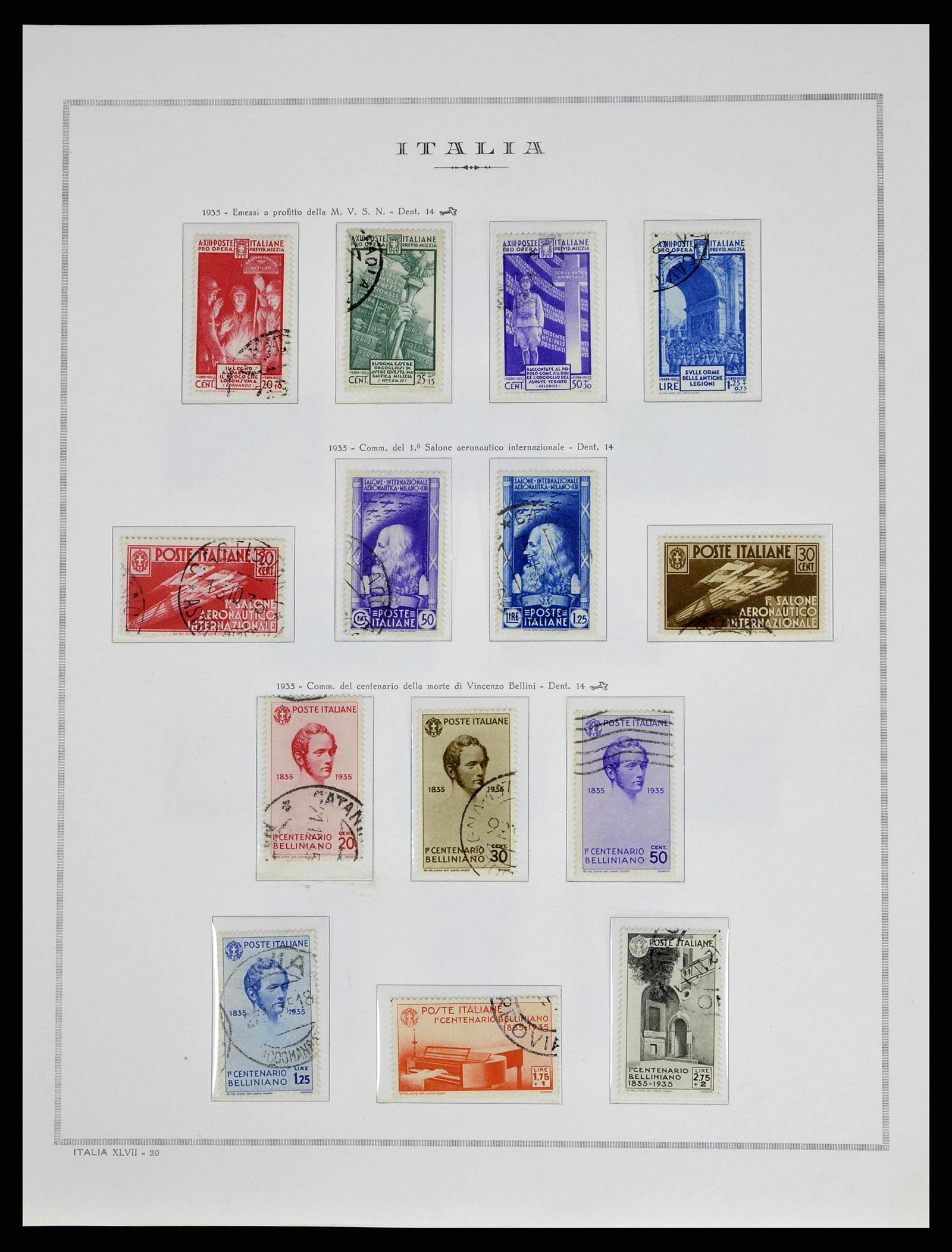 38735 0032 - Stamp collection 38735 Italy 1861-1945.