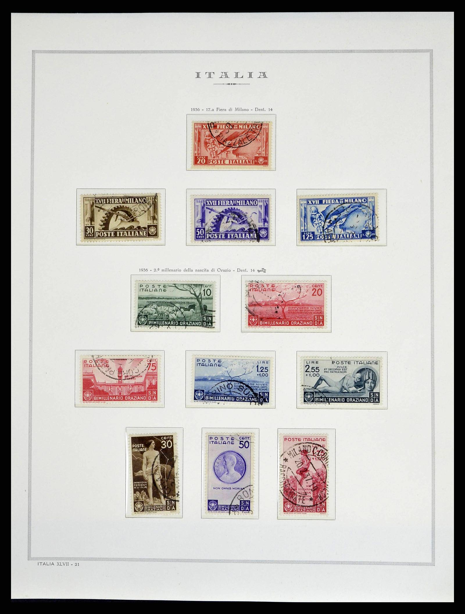 38735 0033 - Stamp collection 38735 Italy 1861-1945.