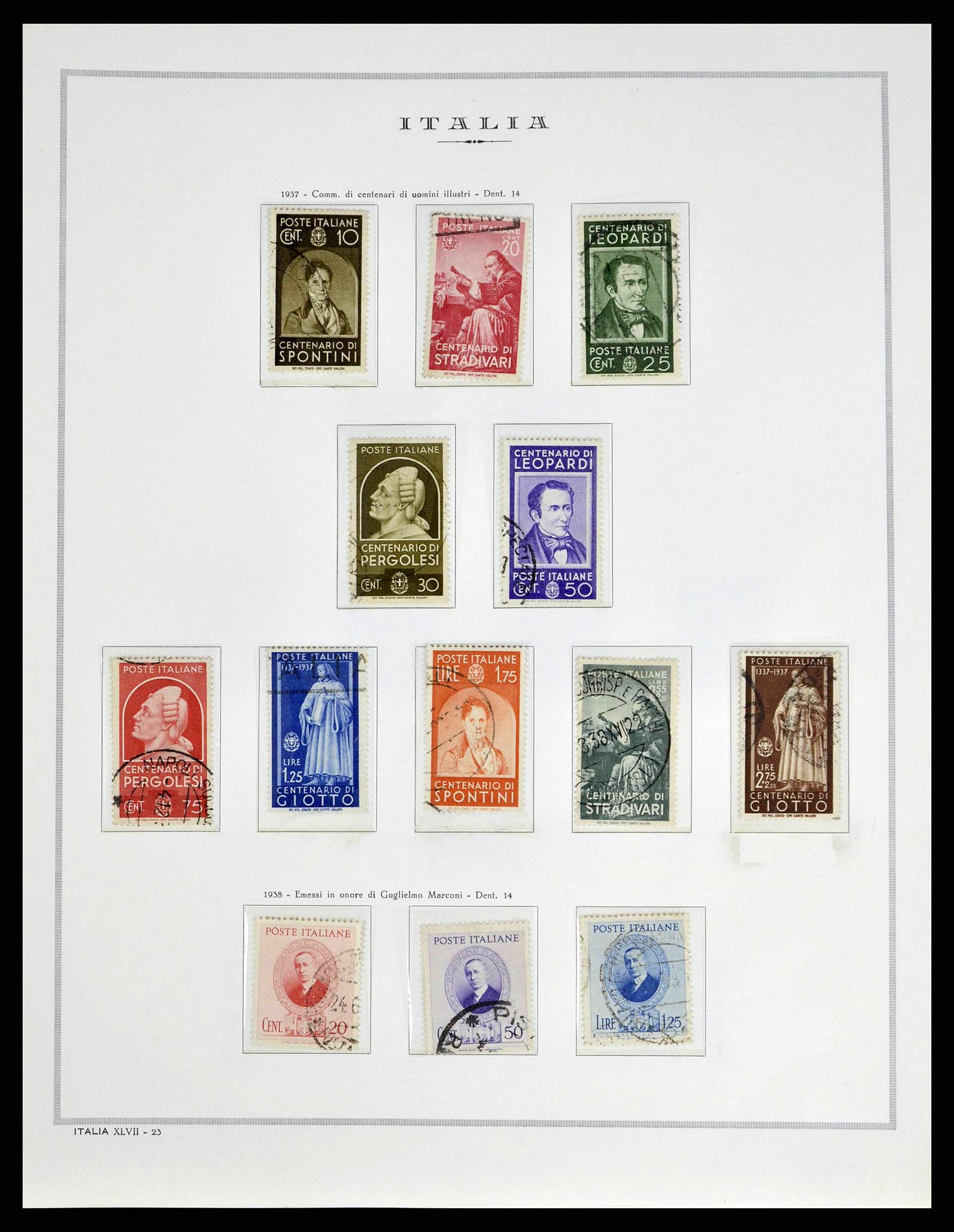 38735 0036 - Stamp collection 38735 Italy 1861-1945.
