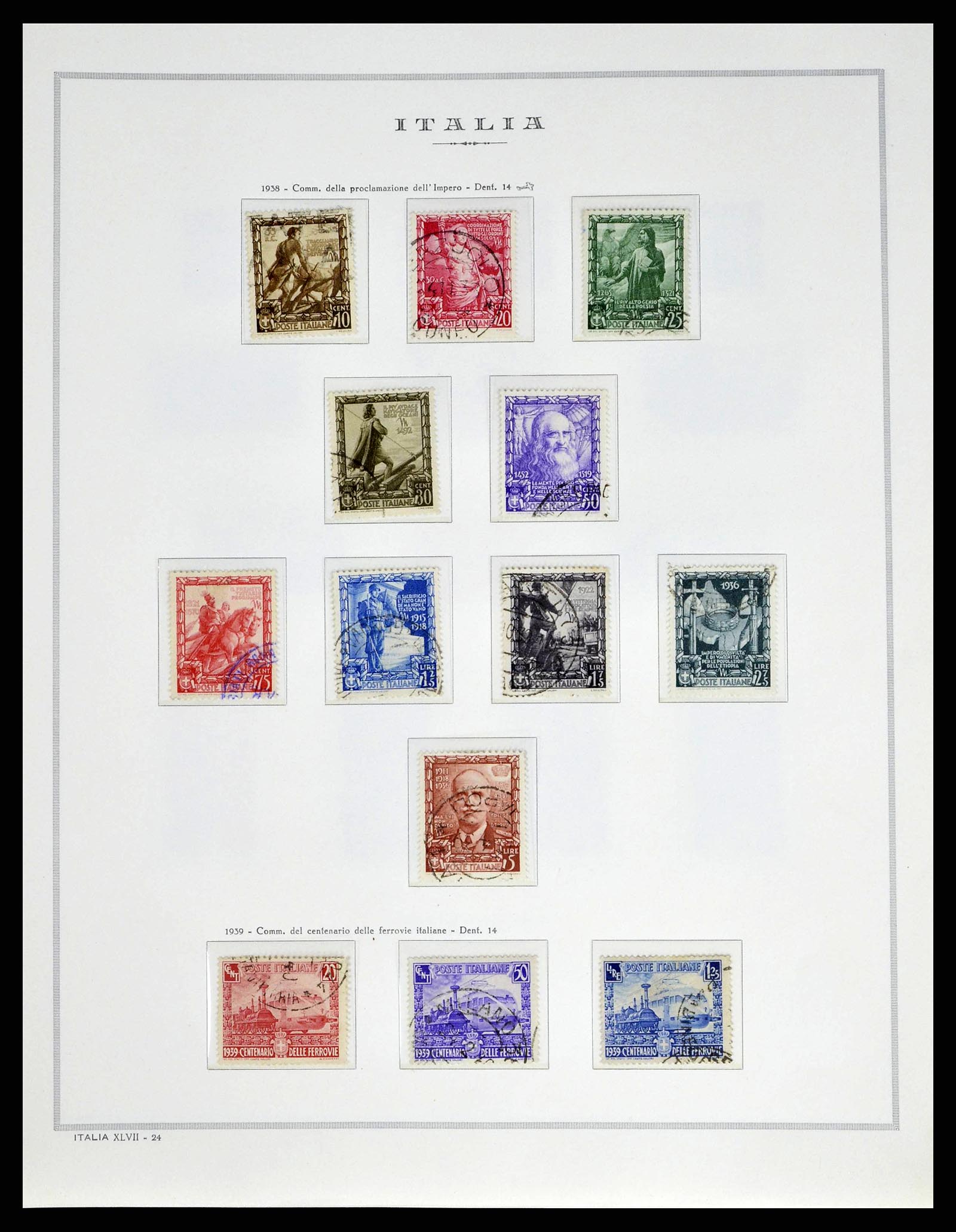 38735 0037 - Stamp collection 38735 Italy 1861-1945.