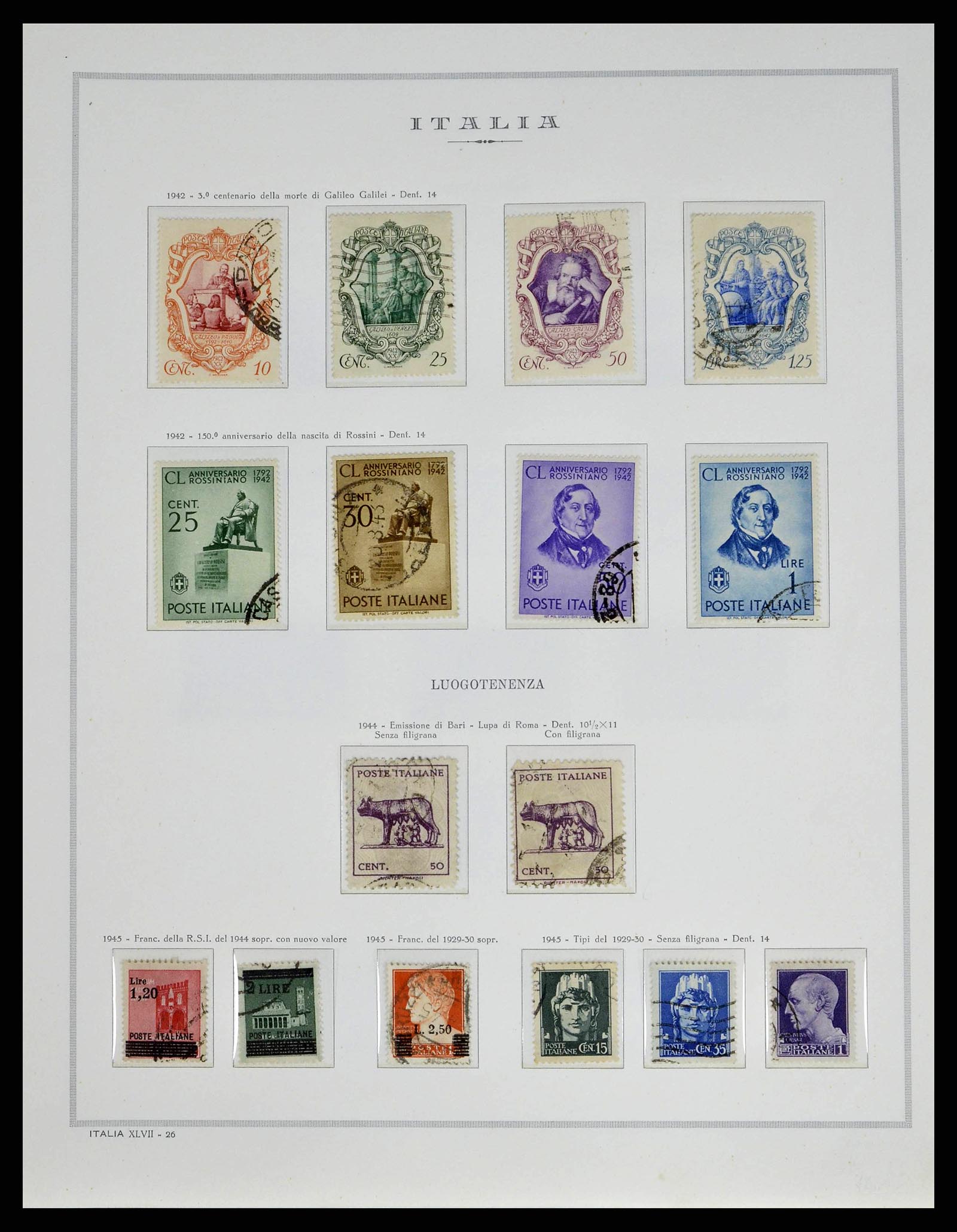 38735 0039 - Stamp collection 38735 Italy 1861-1945.