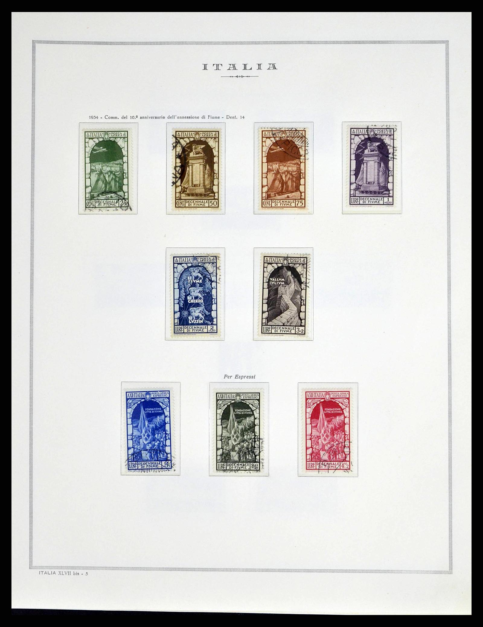 38735 0046 - Stamp collection 38735 Italy 1861-1945.