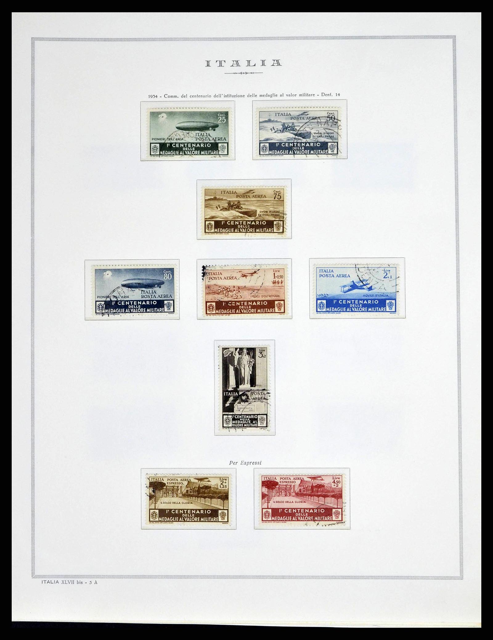 38735 0047 - Stamp collection 38735 Italy 1861-1945.