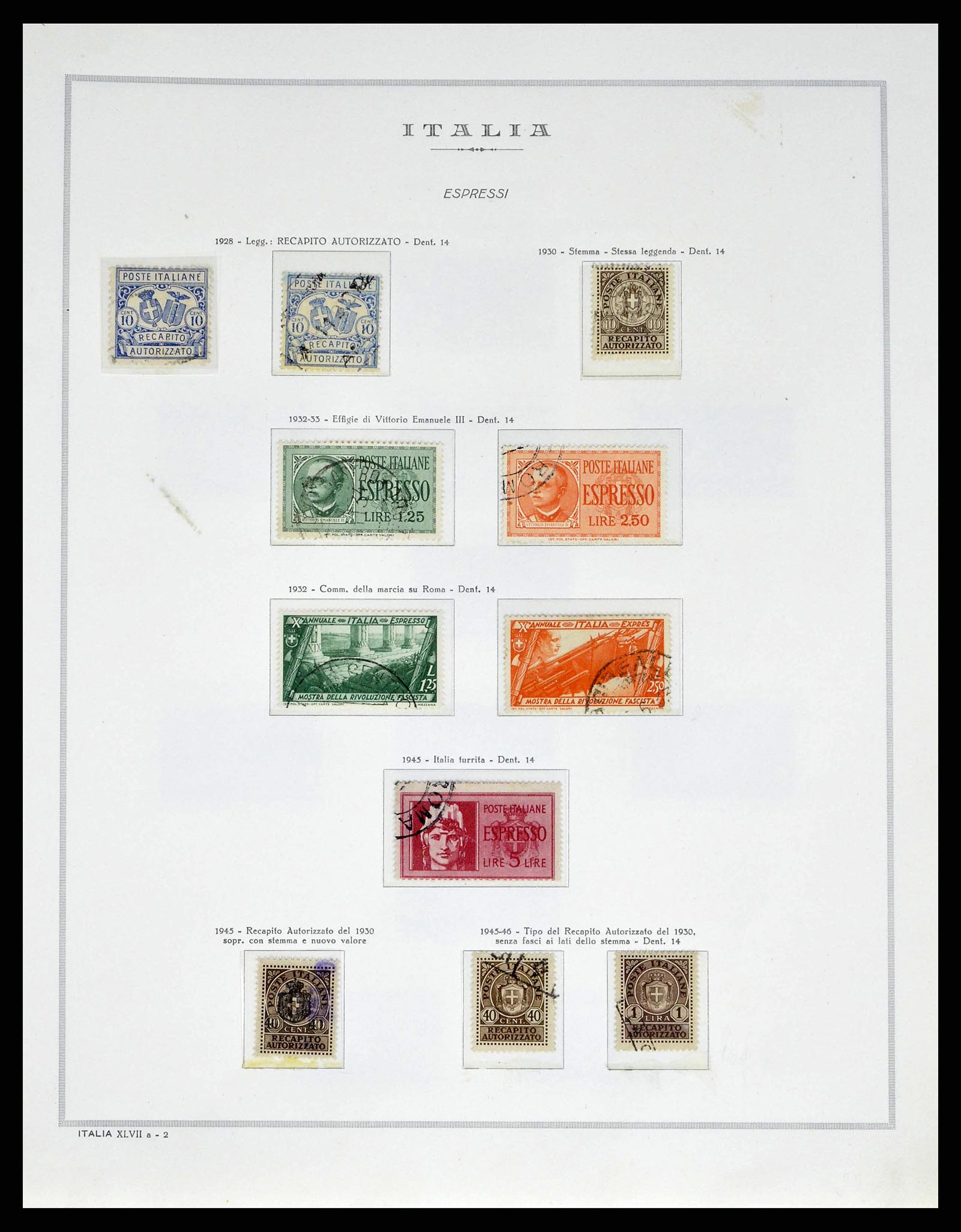 38735 0053 - Stamp collection 38735 Italy 1861-1945.
