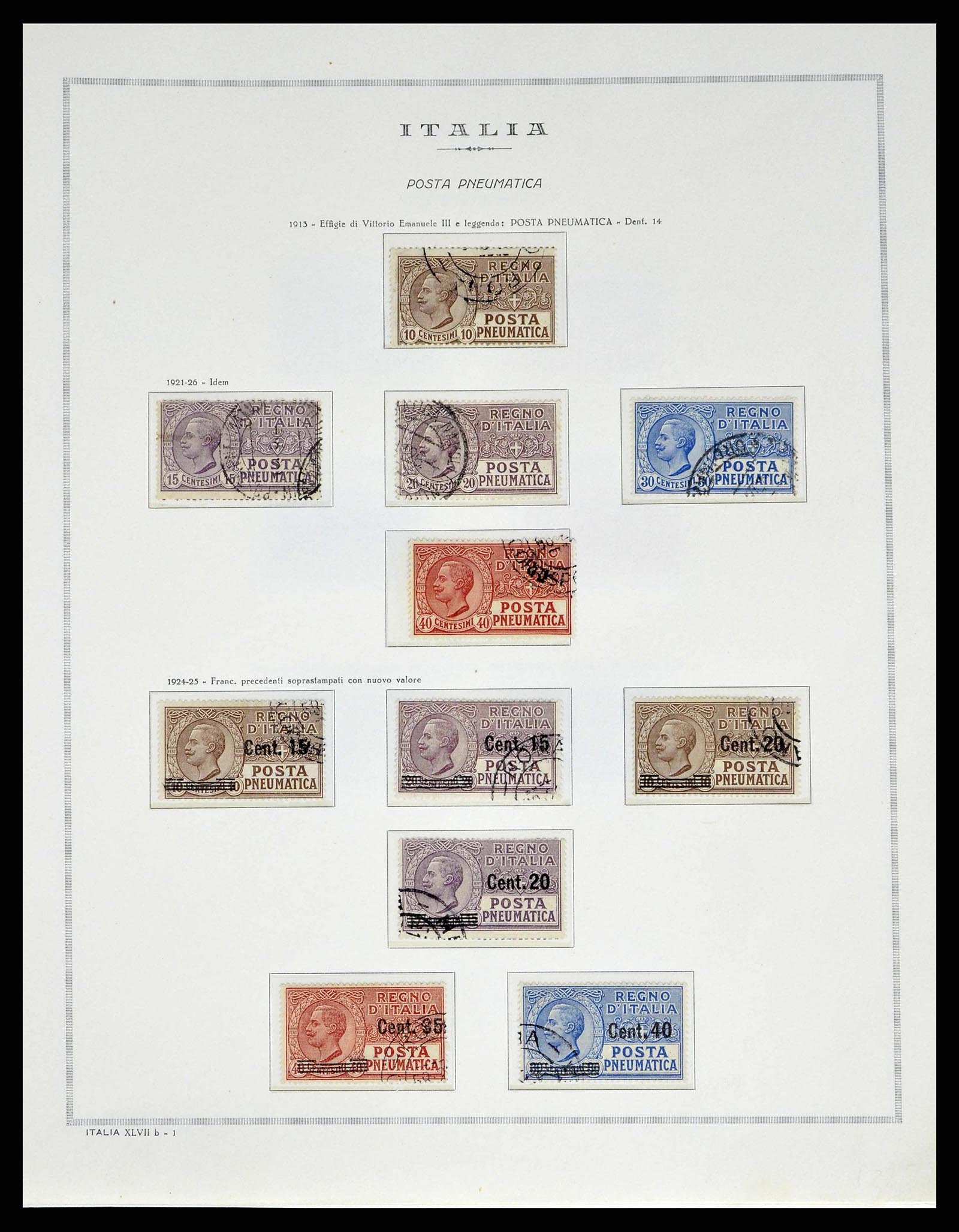 38735 0054 - Stamp collection 38735 Italy 1861-1945.