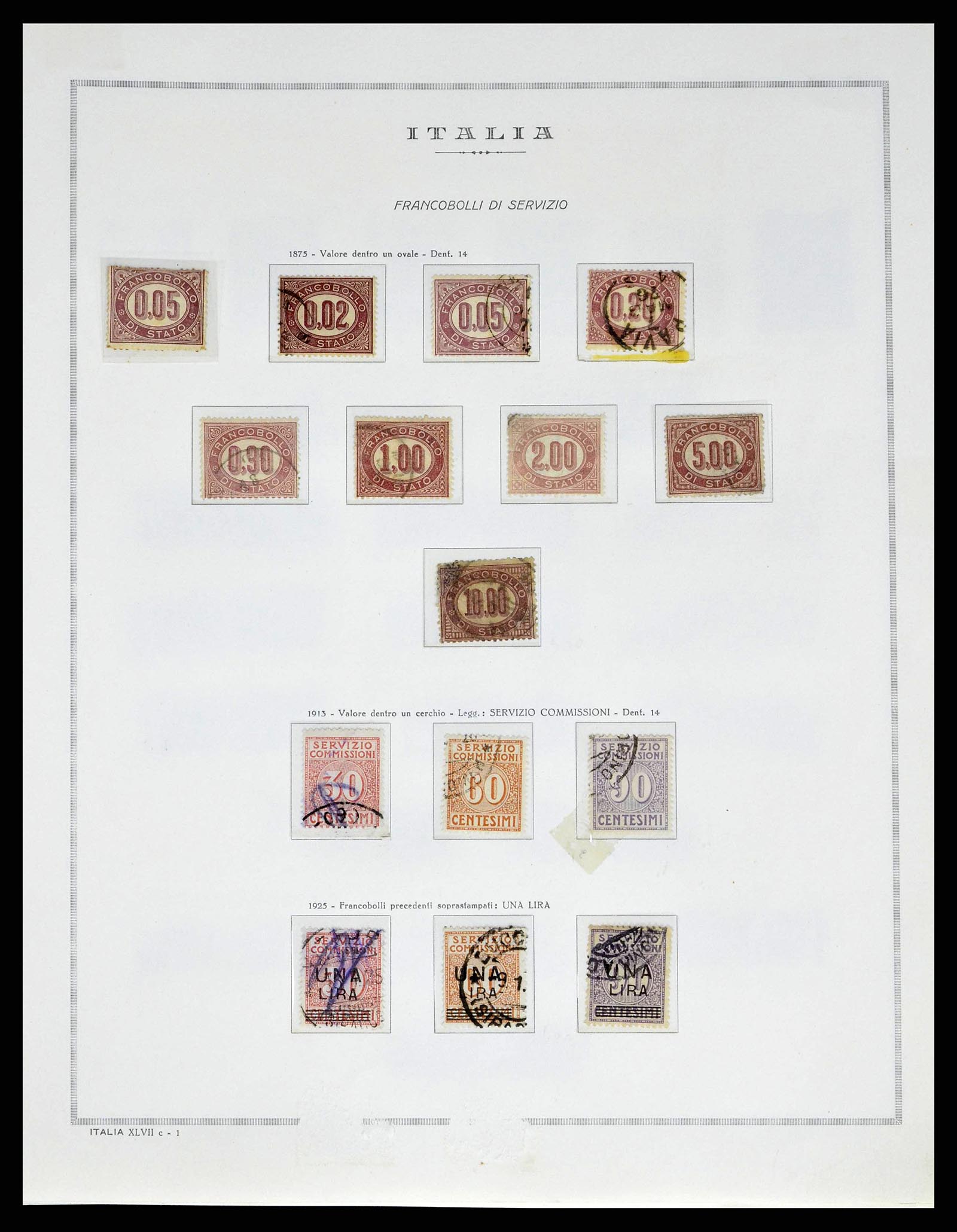 38735 0056 - Stamp collection 38735 Italy 1861-1945.