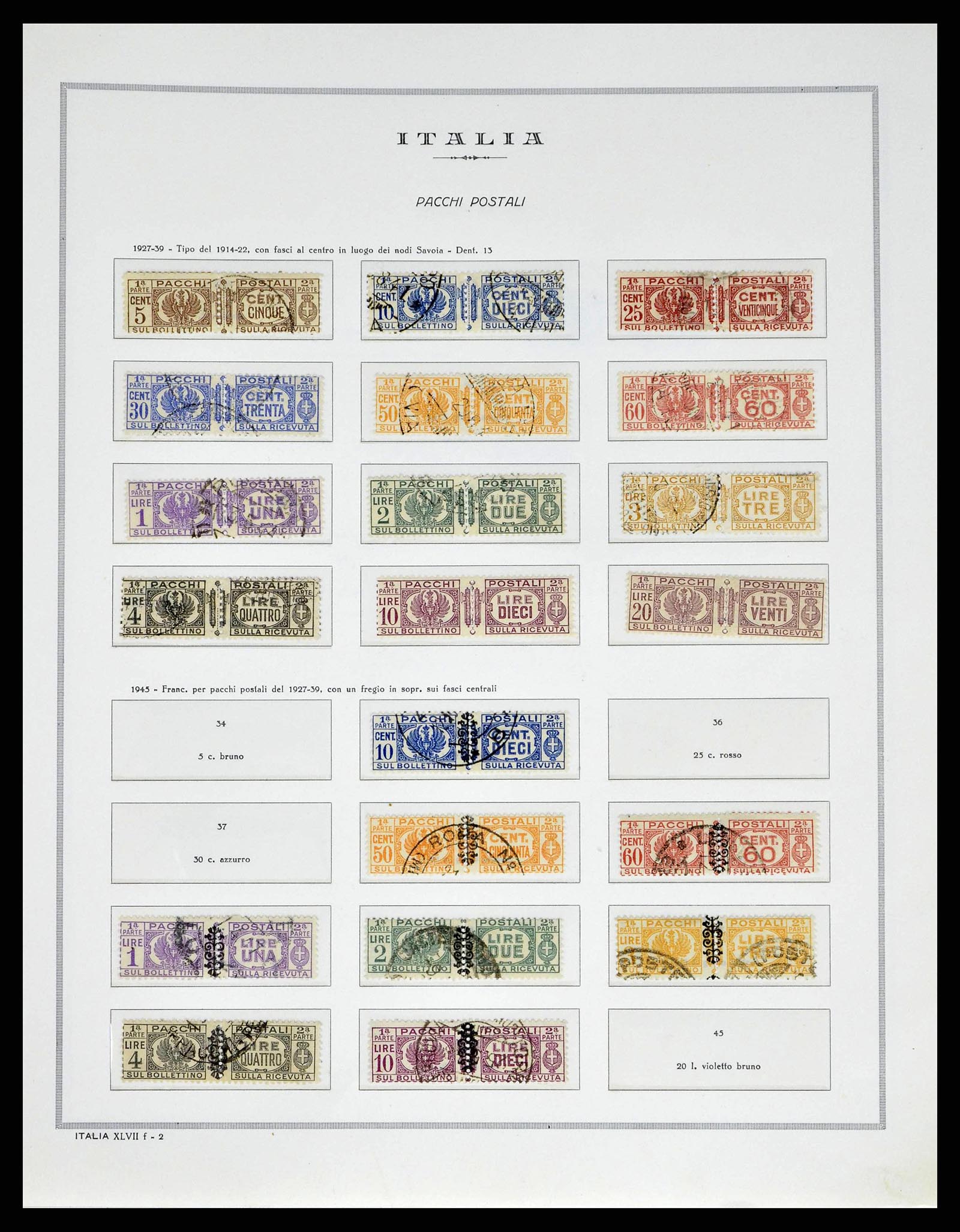 38735 0058 - Stamp collection 38735 Italy 1861-1945.