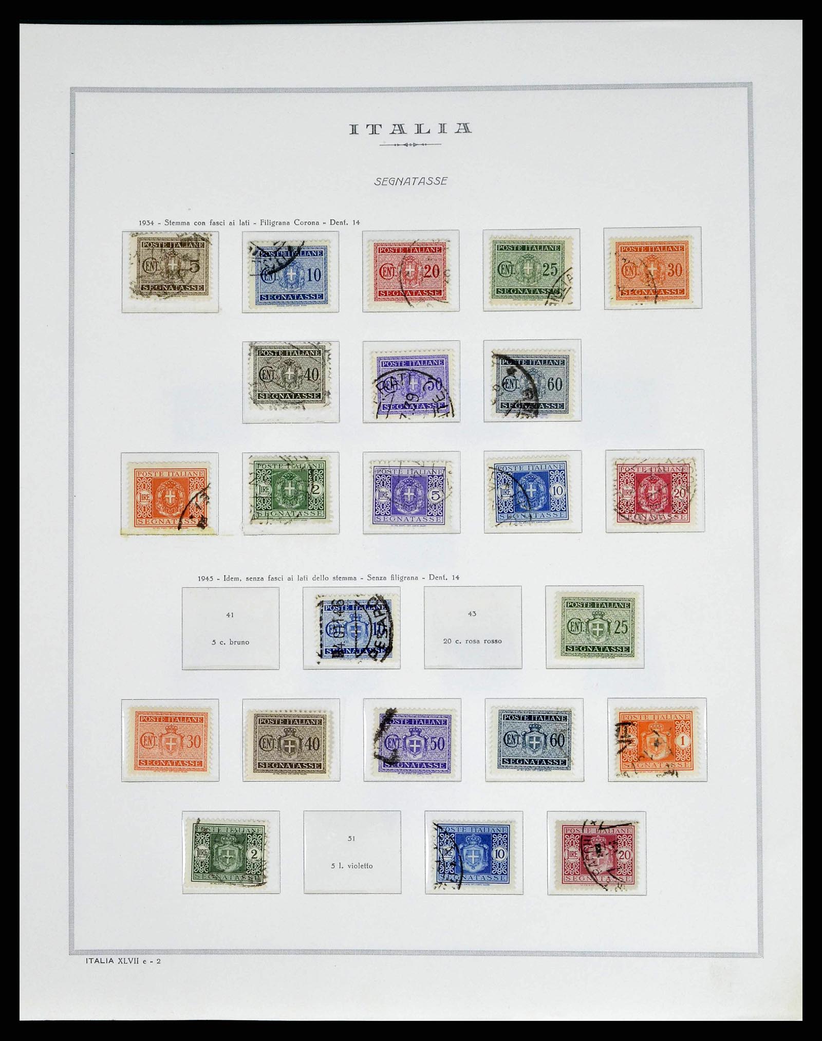 38735 0061 - Stamp collection 38735 Italy 1861-1945.
