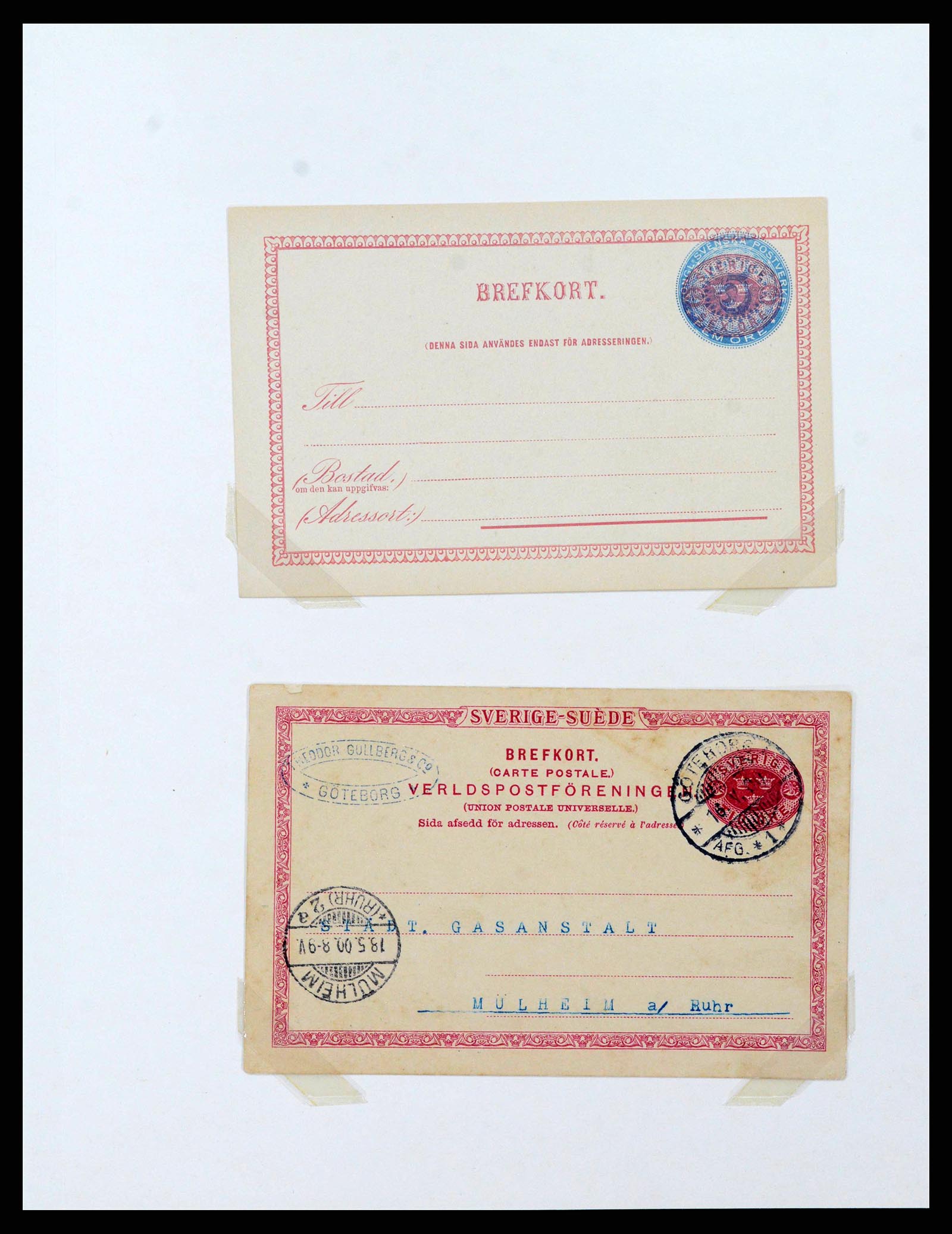 38736 0001 - Postzegelverzameling 38736 Zweden 1855-1980.