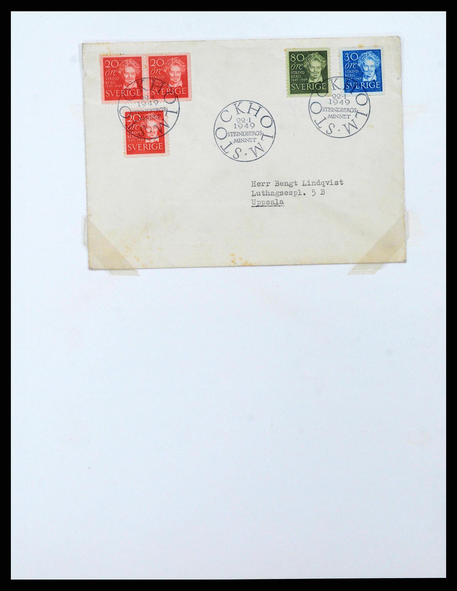 38736 0002 - Postzegelverzameling 38736 Zweden 1855-1980.