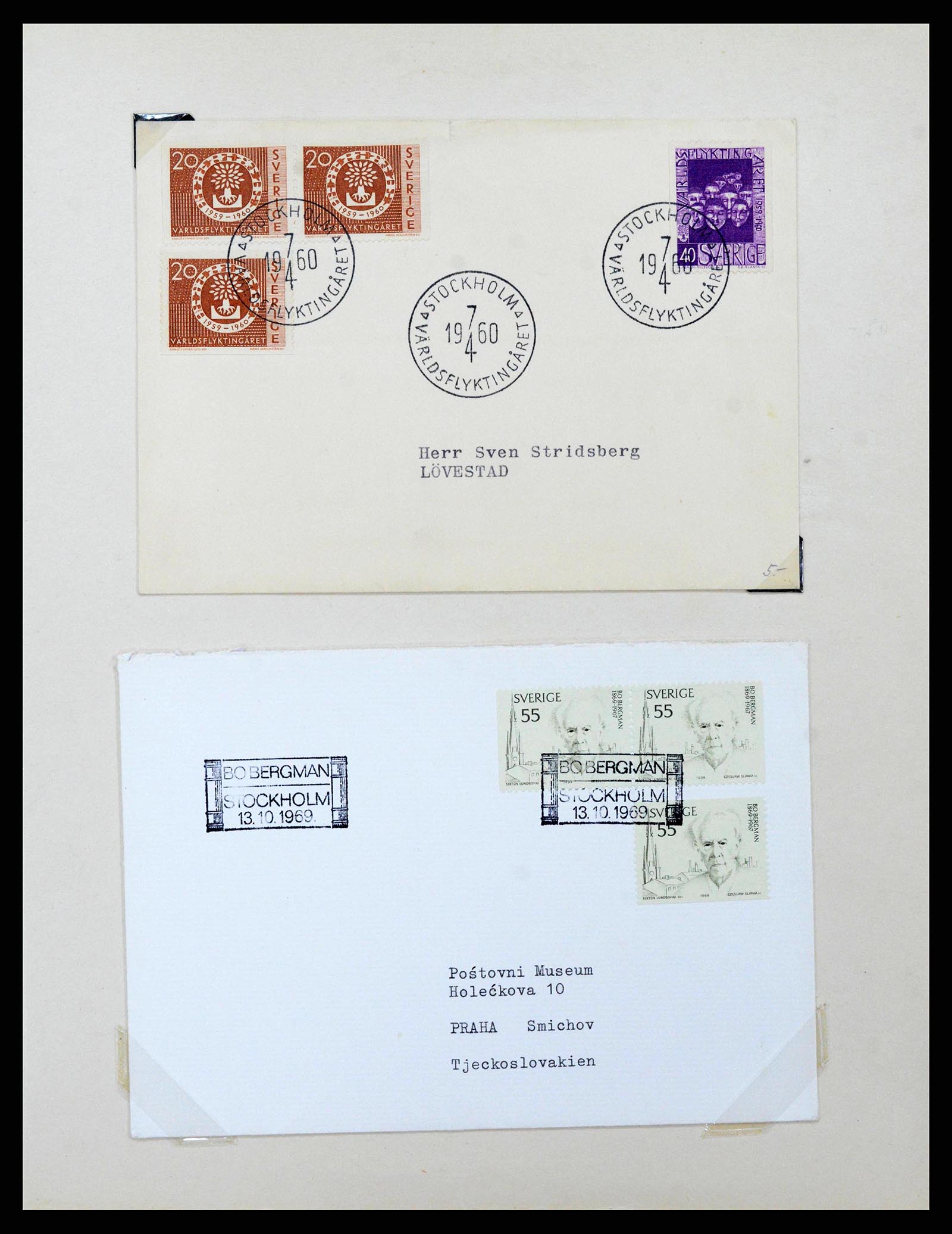 38736 0005 - Postzegelverzameling 38736 Zweden 1855-1980.
