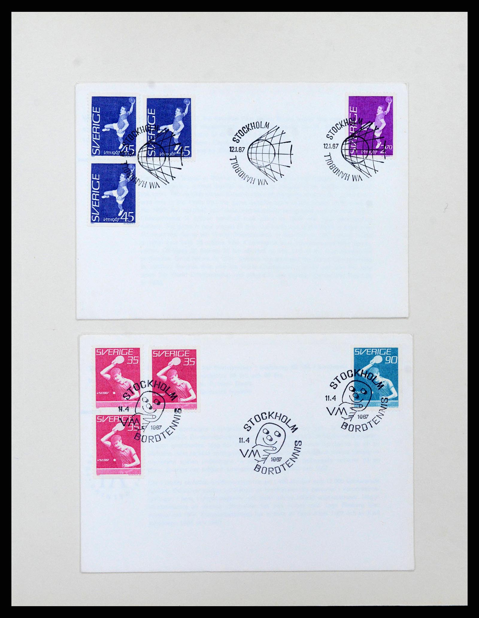 38736 0006 - Postzegelverzameling 38736 Zweden 1855-1980.