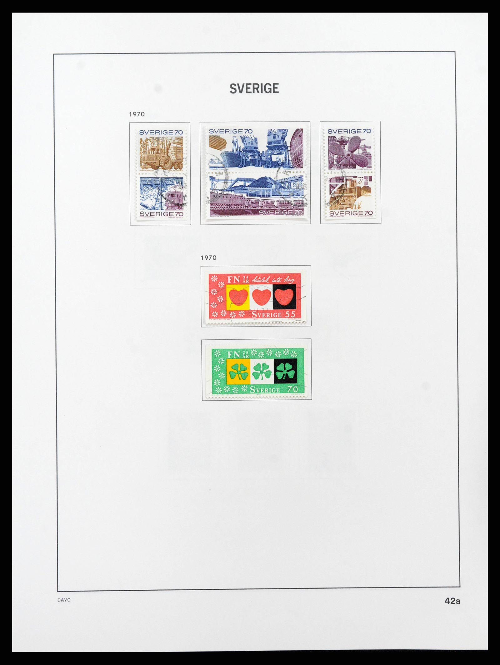 38736 0079 - Stamp collection 38736 Sweden 1855-1980.